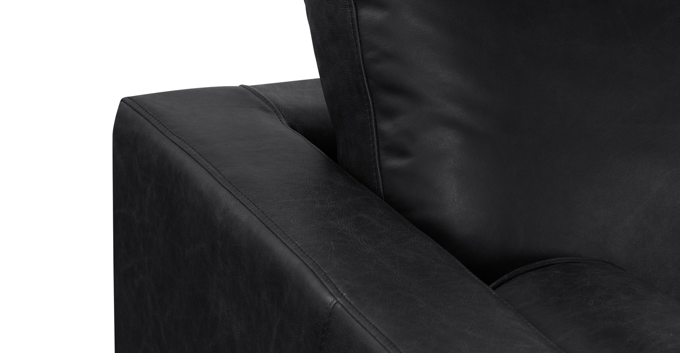 Premium Napa Leather Sofa - Modern Luxury Living Room Furniture for Home & Office - Perfect for Relaxing, Entertaining & Stylish Decor