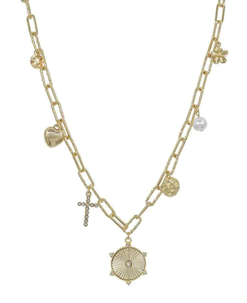 14K Gold Coin Charm Necklace for Women - Elegant Layering Pendant Jewelry Gift for Birthday, Anniversary & Everyday Wear
