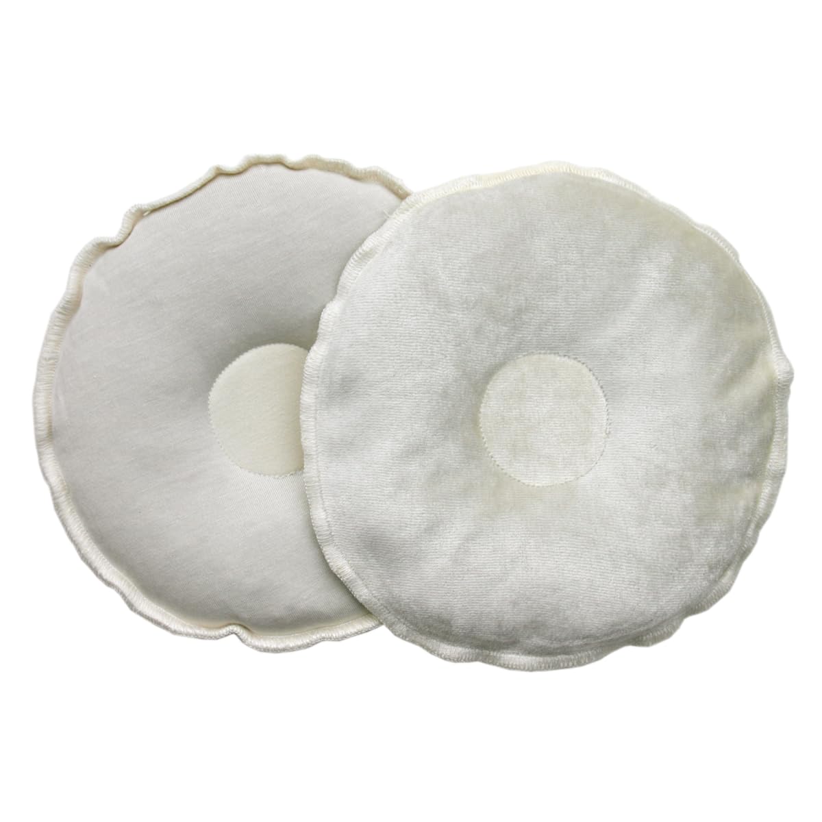 Bamboobies Reusable Nursing Pillows & Pads Set - 2 Soothing Hot/Cold Compress Pads & 2 Leak-Proof Breastfeeding Pads - Washable, Comfortable for Daytime Nursing - Perfect for Breastfeeding Moms at Home or On-the-Go