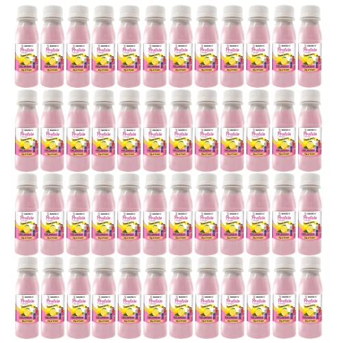 BariatricPal Ready-to-Drink 25g Whey Protein & Collagen Power Shots - Pink Lemonade Flavor (48 Bottles) | High Protein Drink for Weight Loss & Muscle Recovery | Perfect for Post-Workout, Meal Replacement & Bariatric Surgery Patients