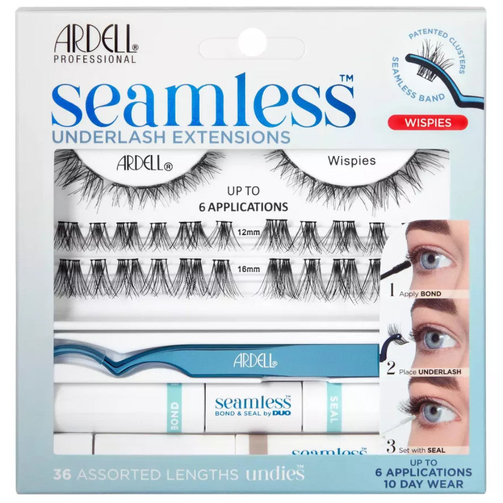 Ardell Seamless Underlash Whispies - Natural Looking False Eyelashes for Everyday Wear & Special Occasions | Perfect for Bridal, Party & Date Night Makeup