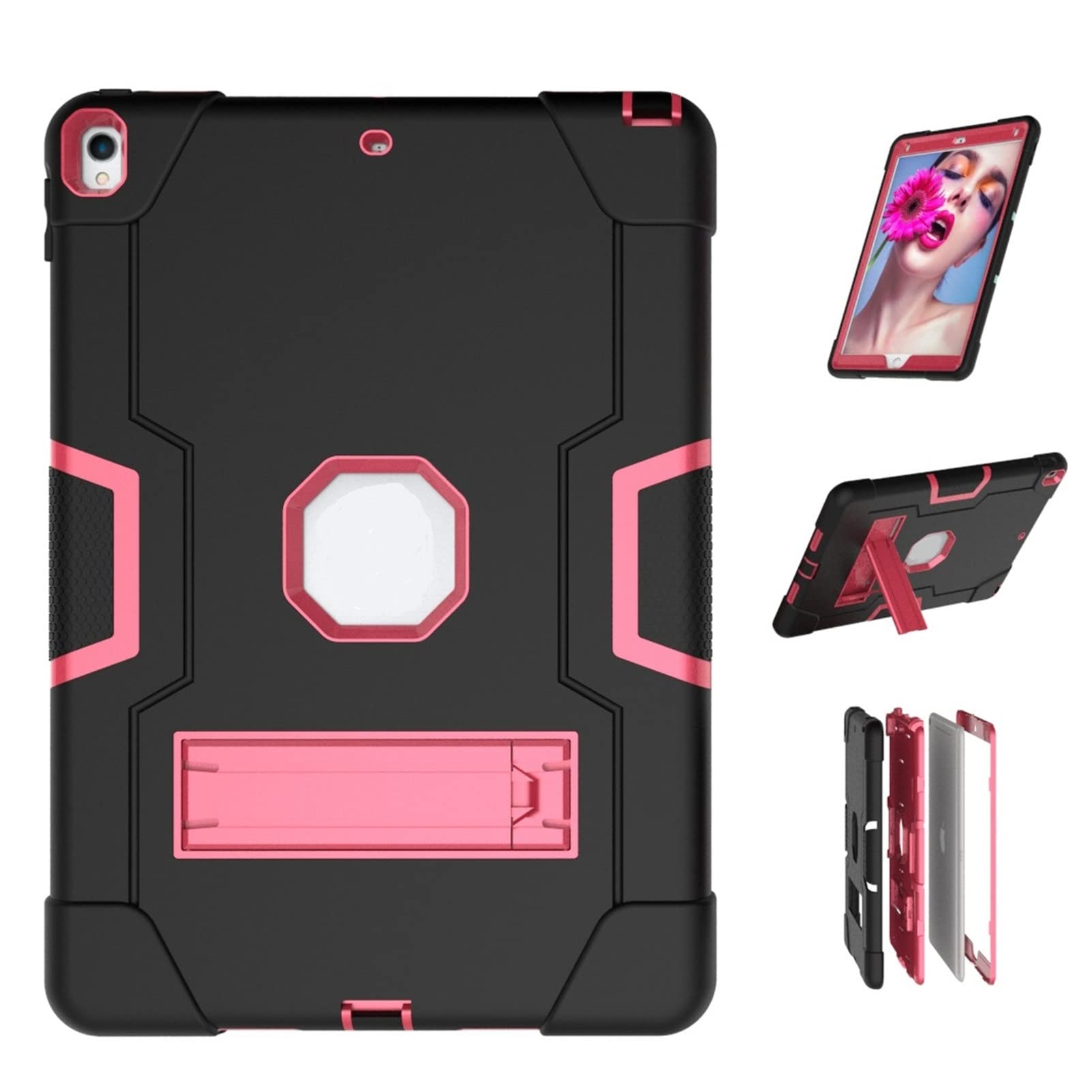 Jaorty 3 in 1 Hybrid Protective Case for iPad Air 3 10.5