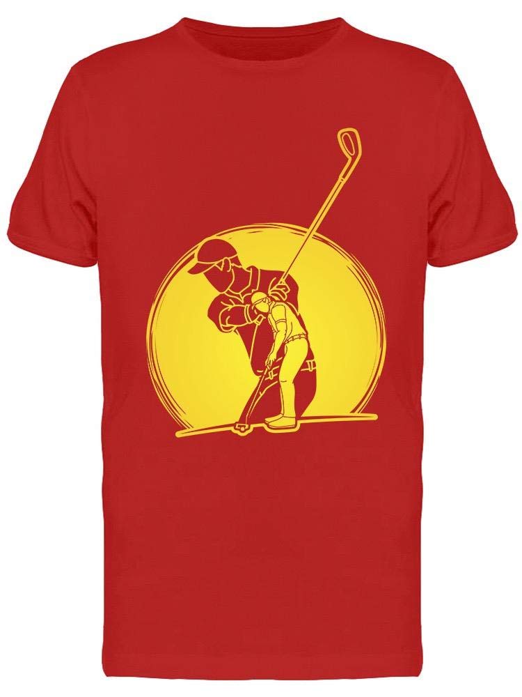 Smartprints Golf Players Design Tee for Men - Comfortable & Stylish Golf Shirt for Practice & Tournaments