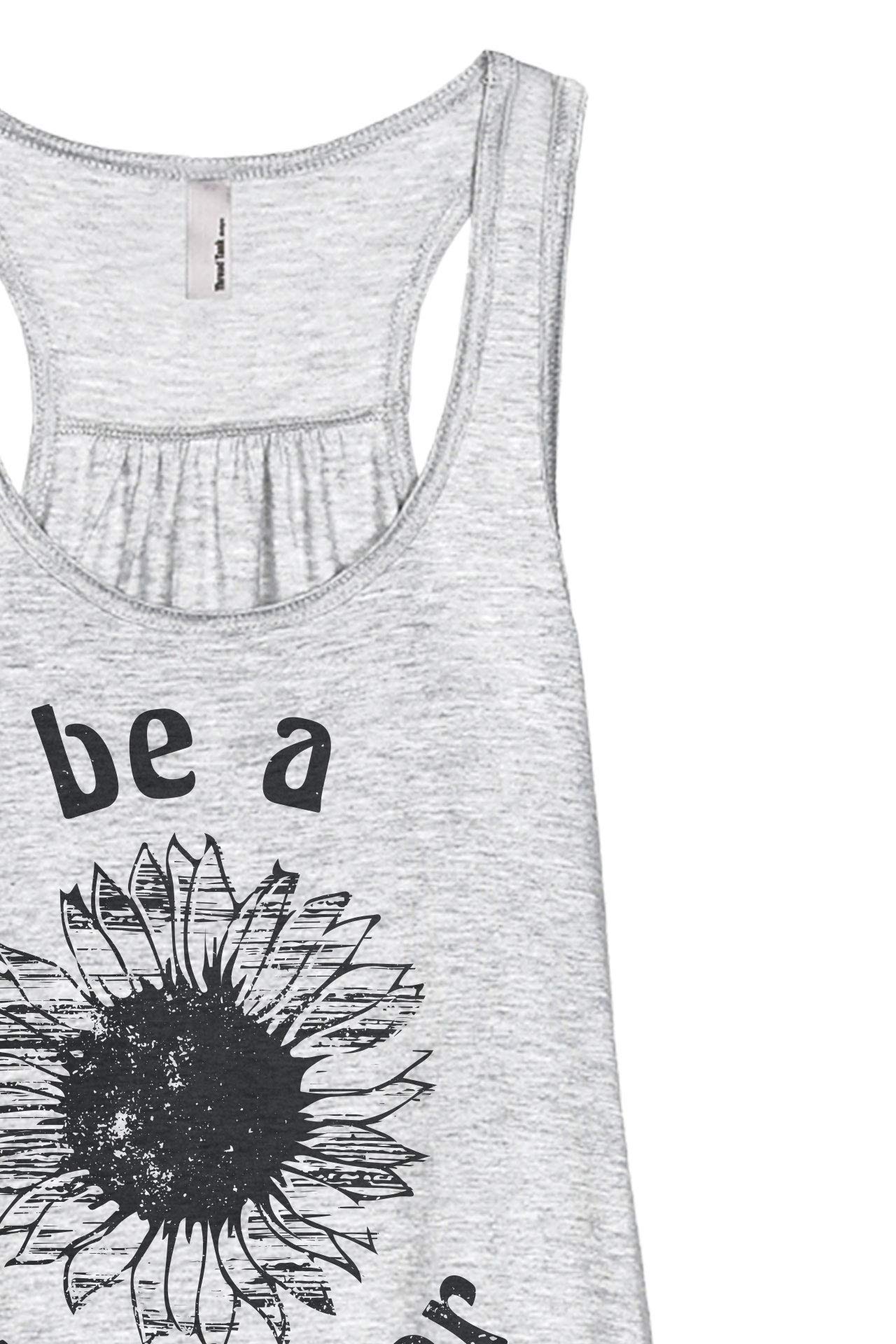 Be A Sunflower Women's Sleeveless Flowy Racerback Yoga Tank Top - Breathable Workout Shirt for Gym, Running & Summer Outdoor Activities