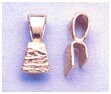 Sterling Silver or 14K Gold Pendant Bails - 3 Styles (3mm Chain Compatible) for Jewelry Making, Carvings & Slabs - Perfect for DIY Necklace, Pendant & Craft Projects