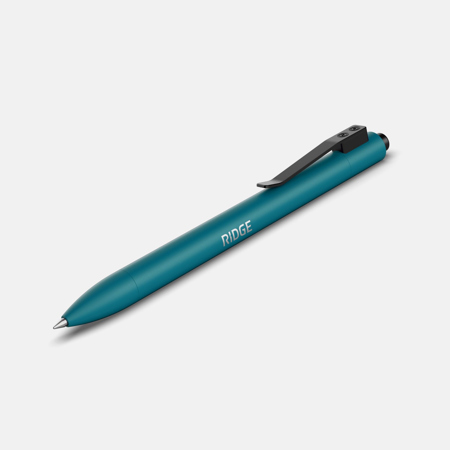 Premium Ridge Click Pen in Agave Green - Smooth Writing Ballpoint Pen for Office, School & Everyday Use - Perfect for Note Taking, Journaling & Professional Work
