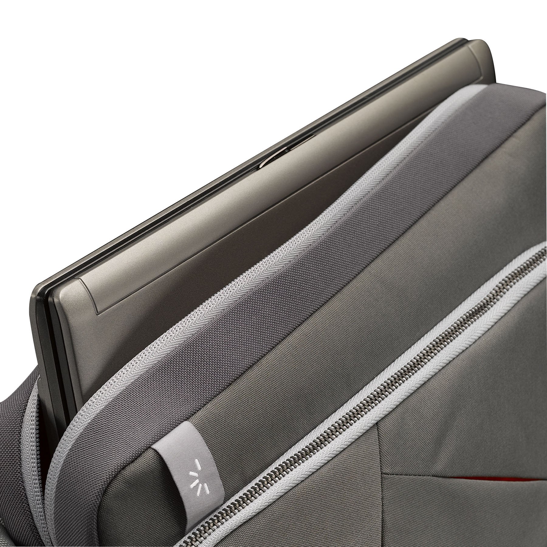Case Logic ULA-112 12-Inch Laptop Briefcase for PC & 13-Inch MacBook - Durable Gray Business Attache Case - Perfect for Office, Travel & Commuting