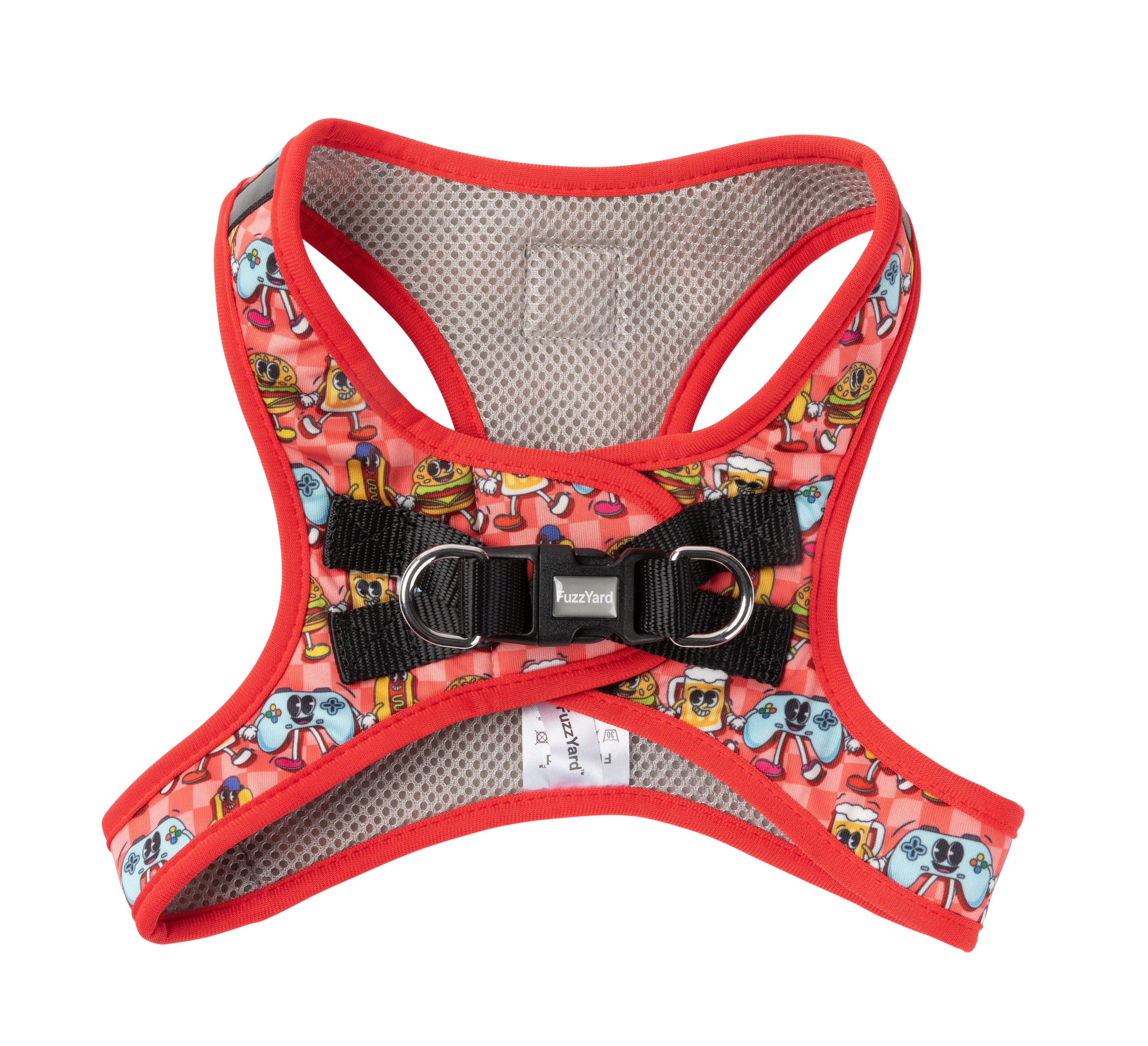 Fuzzyard The Homies Dog Step In Harness - Adjustable Pet Vest for Small & Medium Dogs - Perfect for Walking, Training & Outdoor Adventures