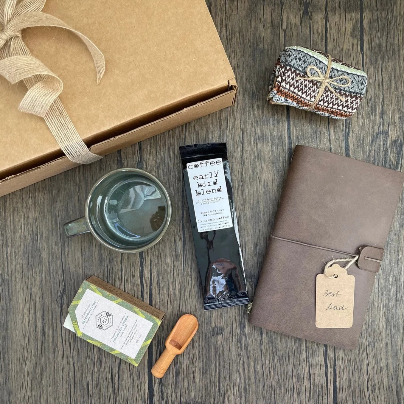 Personalized Hygge Gift Box for Men - Unique Customized Present for Birthday, Anniversary & Holidays - Perfect for Relaxation & Self-Care Moments