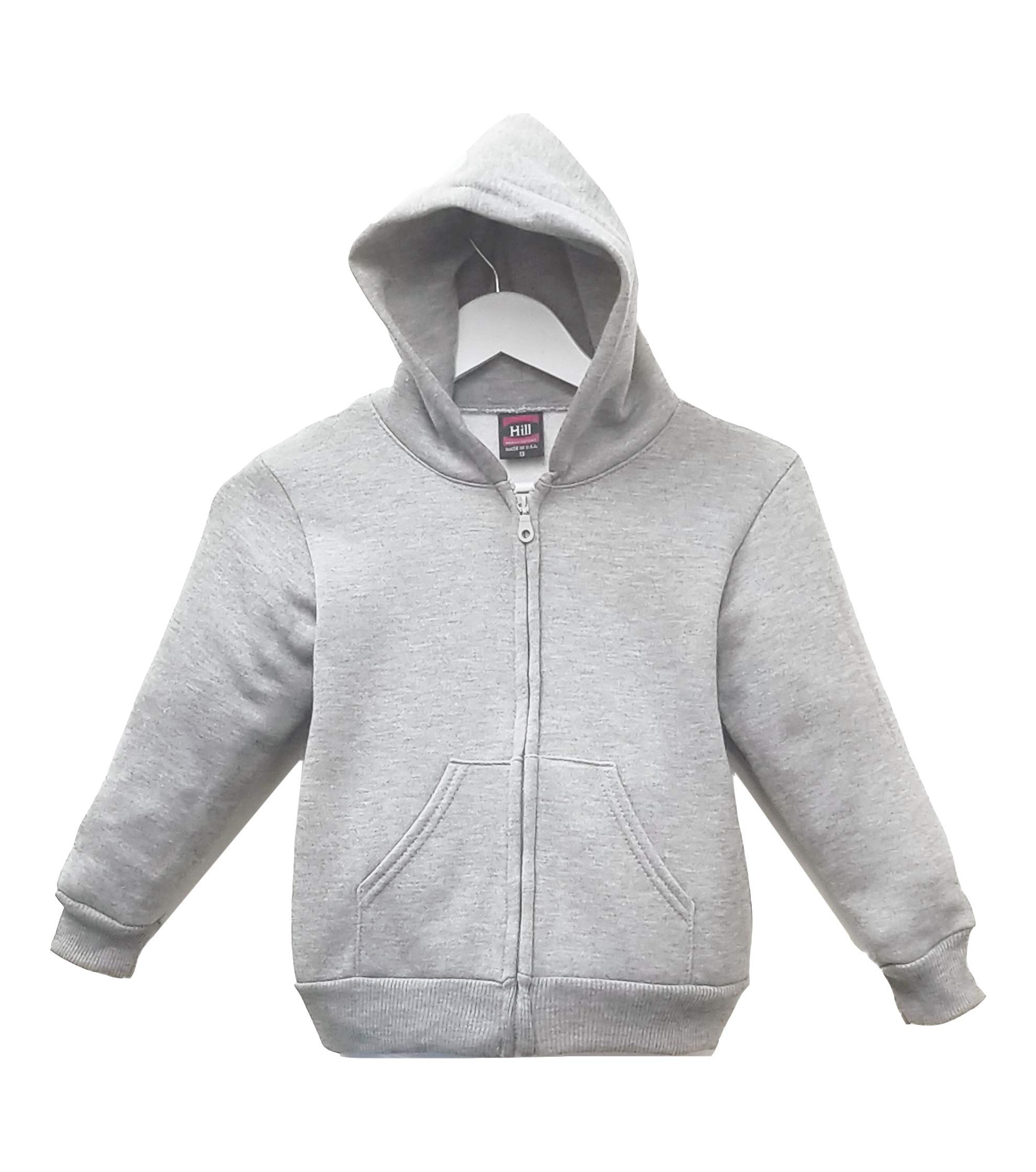 Boys & Girls Fleece Zipper Hoodie - Warm Kids Jacket for Outdoor Play, School & Winter Activities