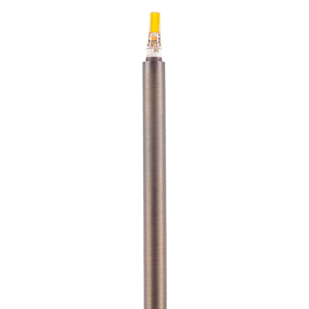 PLB04 Two Tier Brass LED Pagoda Low Voltage Pathway Light - Outdoor Garden Landscape Lighting for Walkways, Driveways, and Patios