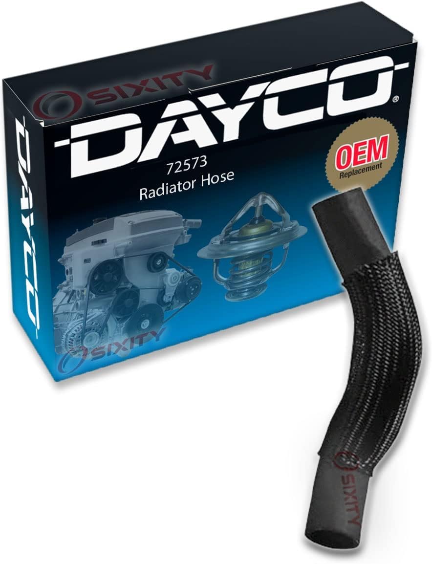 Dayco 72573 Curved Radiator Hose - Premium Replacement for Ford, Chevy, Dodge | Perfect for Cooling System Repairs & Engine Maintenance