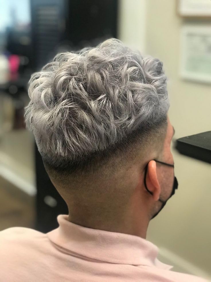 1B Black Mixed 80% Grey Hair Color