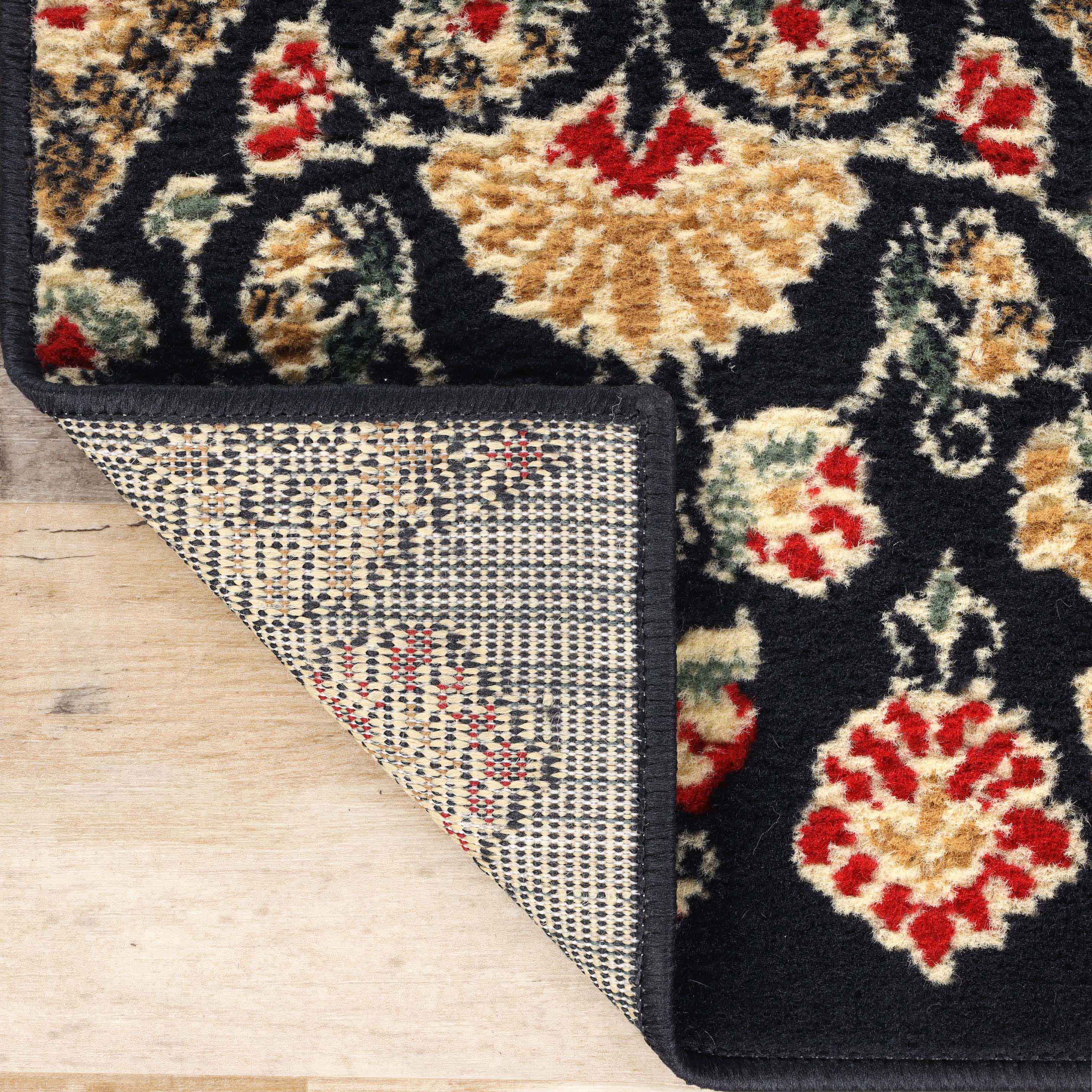 Adorable Abstract Floral Indoor Area Rug - Soft Non-Slip Living Room Carpet for Bedroom, Nursery & Home Decor | Boho Chic Design