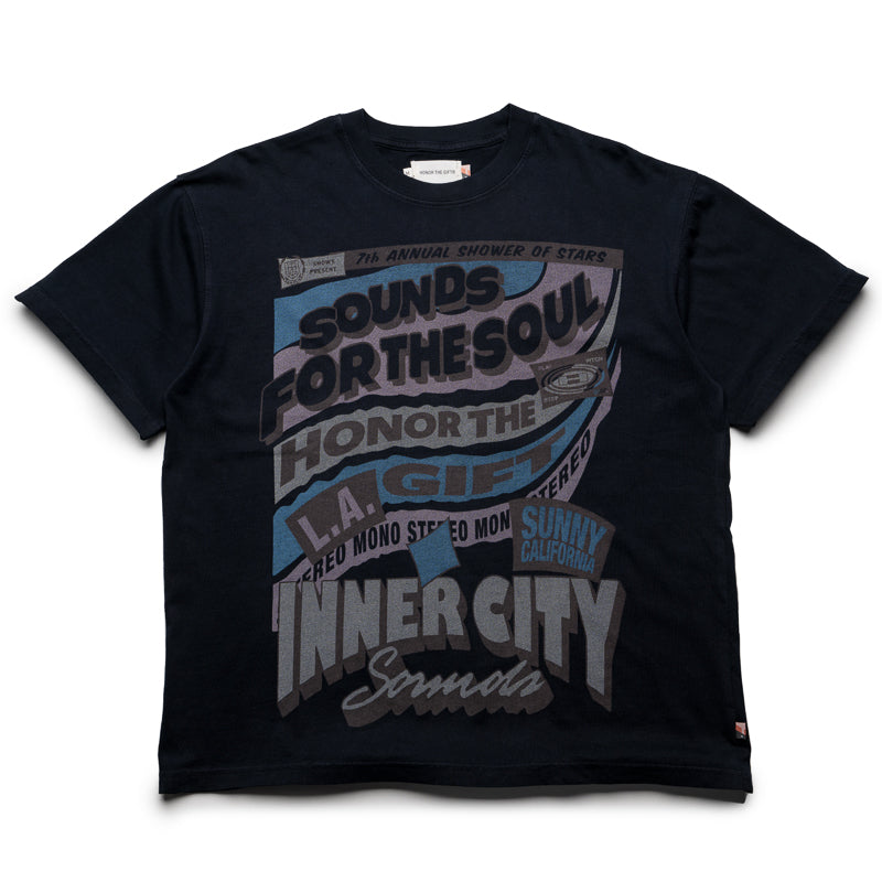 Honor The Gift Sounds For The Soul T-Shirt - Black Cotton Tee for Men & Women | Casual Streetwear, Music Lovers Gift, Everyday Comfort Wear