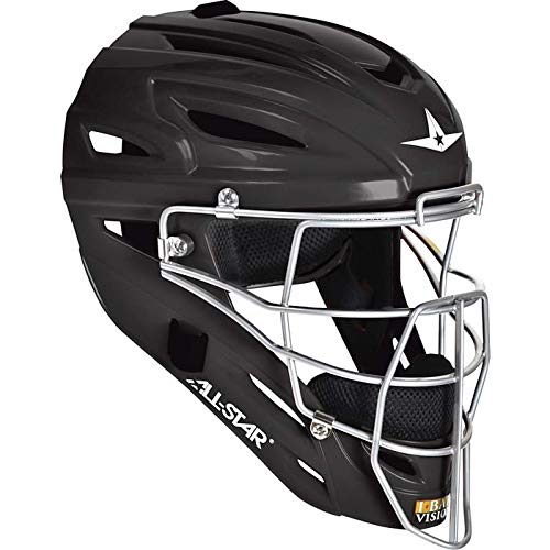 All Star MVP2400 Youth Baseball Catcher's Helmet - Ultra Lightweight & Comfortable - Perfect for Little League, High School & Travel Baseball Teams