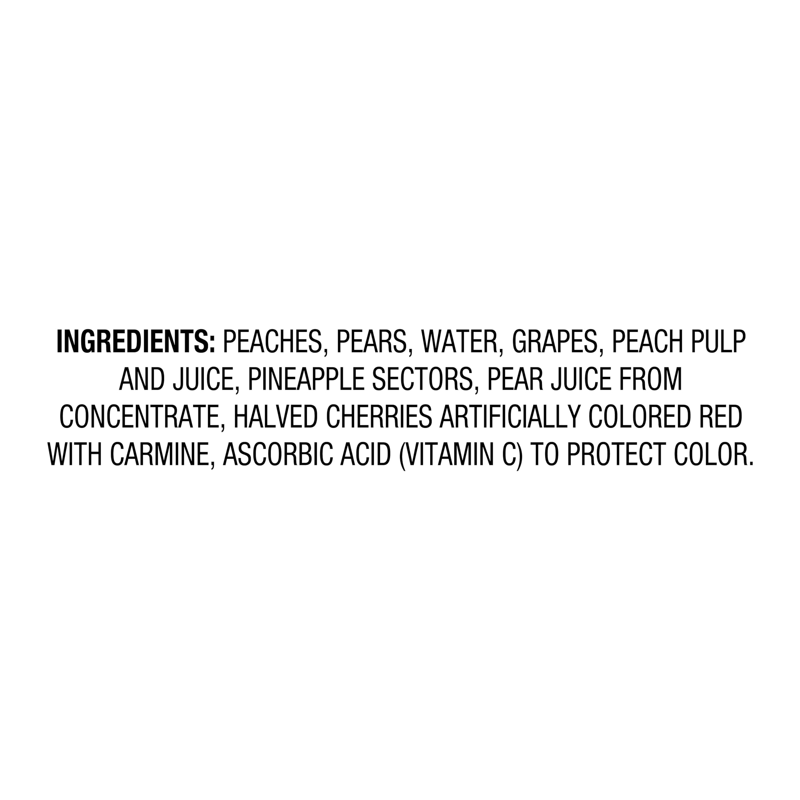 Amazon Fresh Fruit Cocktail in 100% Fruit Juice, 15 Ounce Can - Healthy Snack for Kids, Salads & Desserts | Pack of 1 (Packaging May Vary)