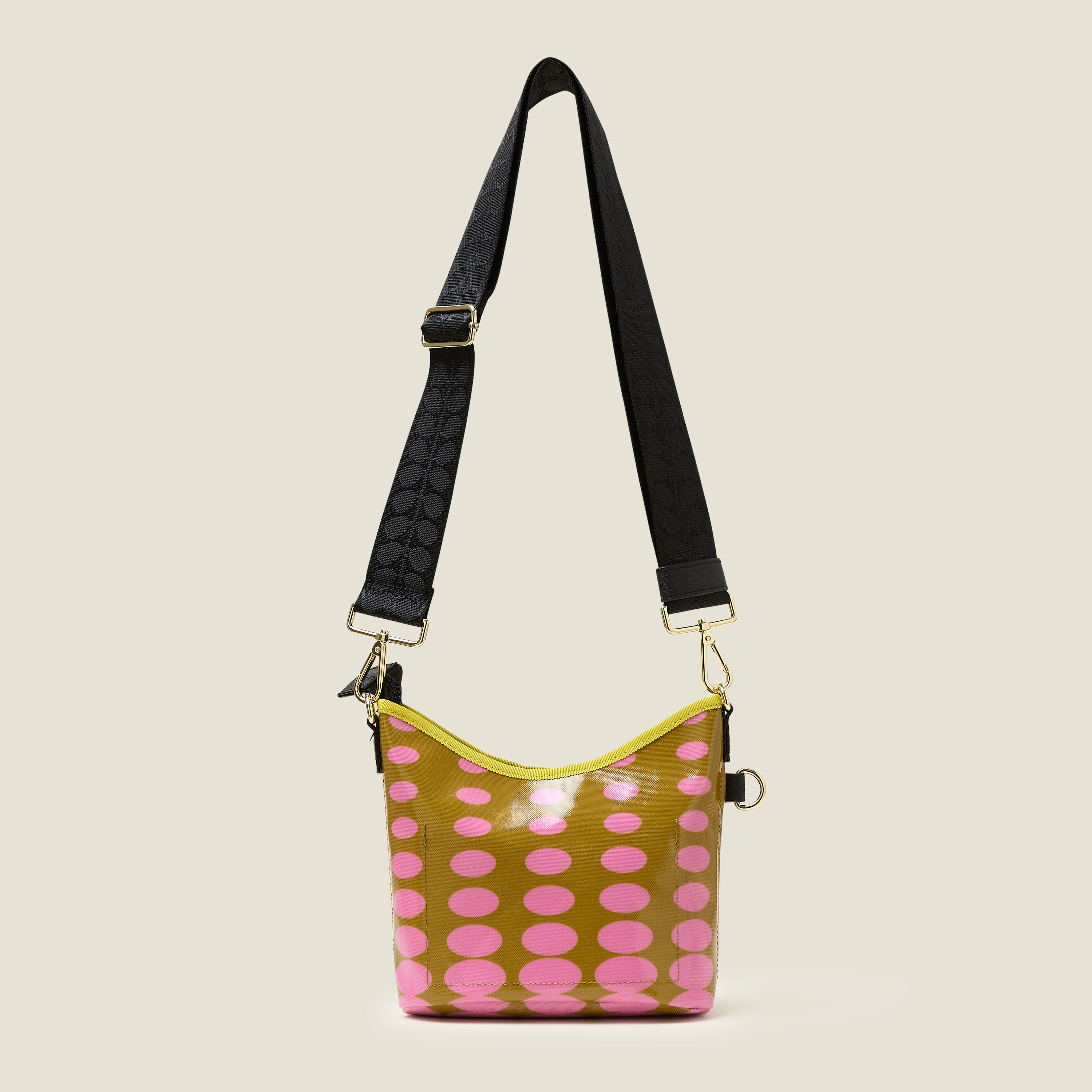 Carrymin Crossbody Bag - Stylish Optical Oval Ochre Shoulder Purse for Women | Perfect for Travel, Shopping & Everyday Use