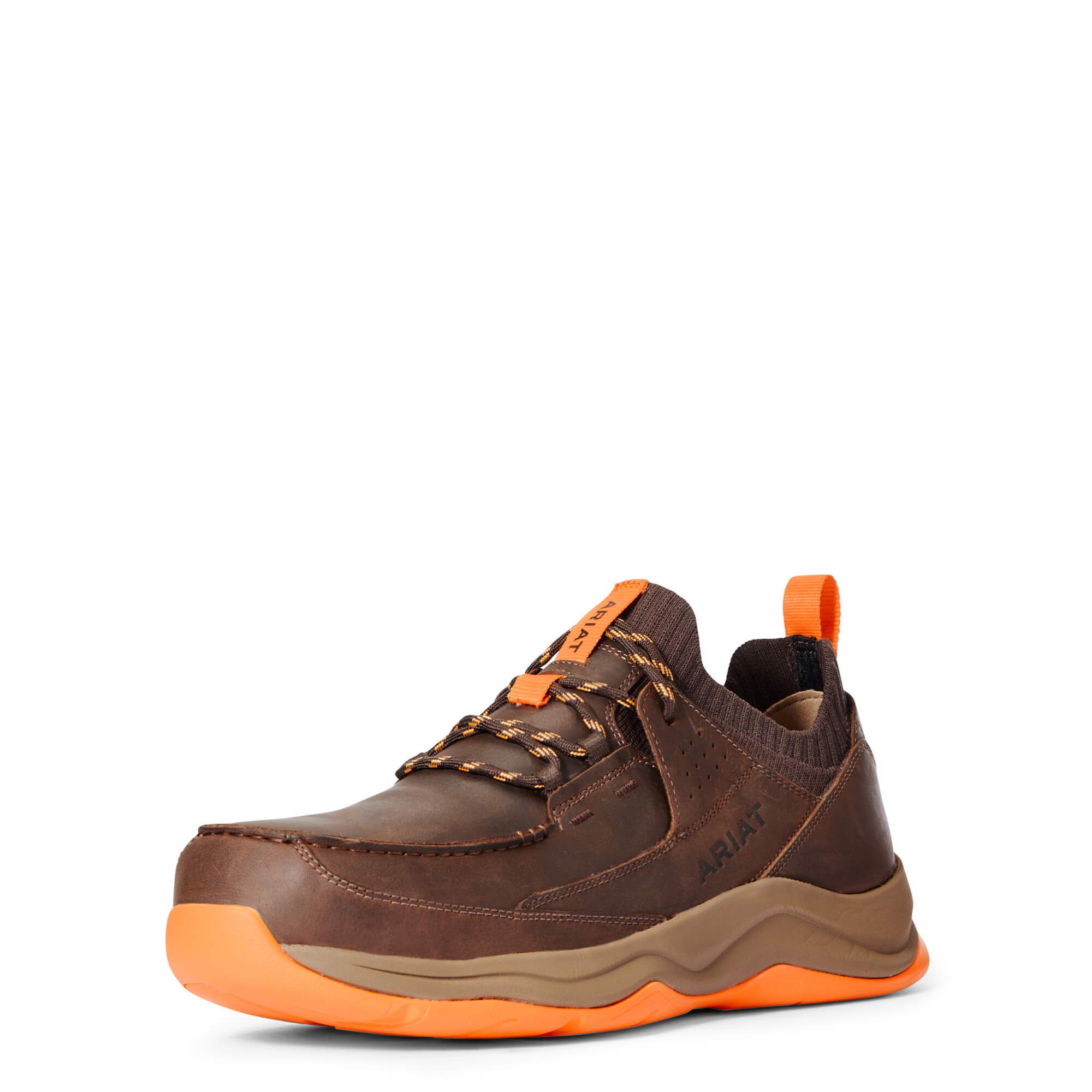 ARIAT Men's Mile Composite Toe Work Boot - Western Style Safety Shoes for Construction & Ranch Work | Durable & Comfortable for Outdoor Labor, Hiking & Heavy Duty Jobs