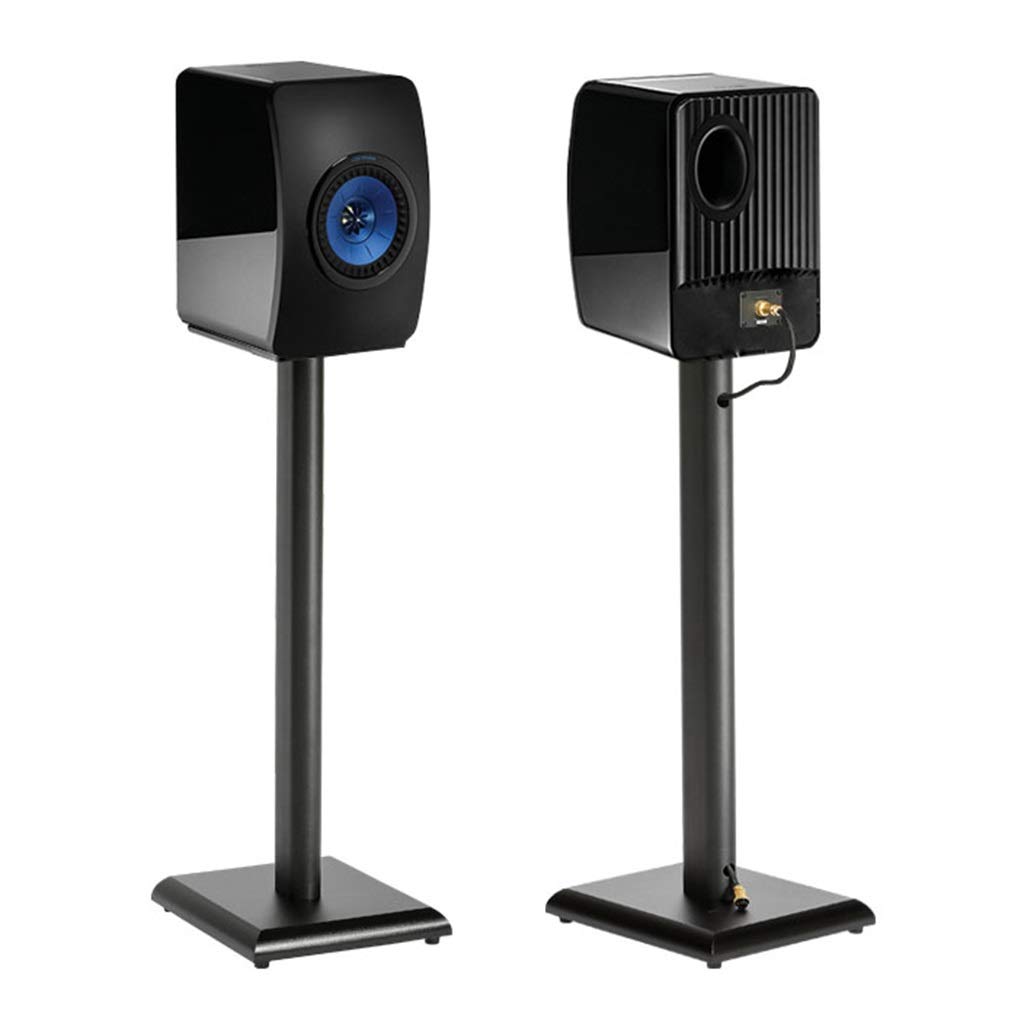 Premium Adjustable Speaker Stands for Home Theater, DJ & Studio - Heavy Duty Floor Stand for Bookshelf & Monitor Speakers (Black, 31x26x120cm) - Perfect for Living Room, Hotel Lobby & Surround Sound Setup