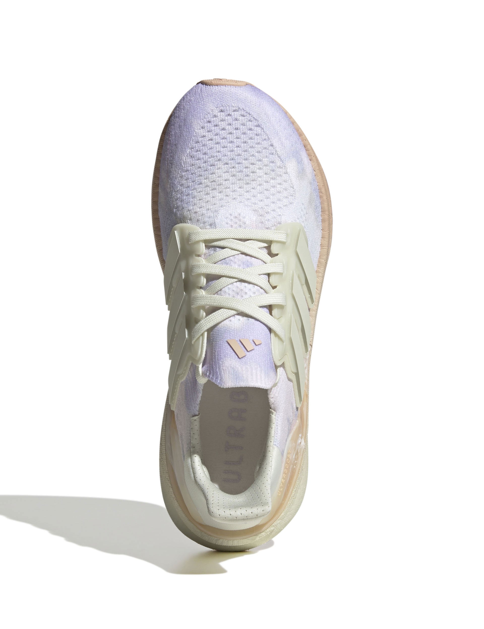 Ultraboost 5 Tie Dye Running Shoes - Warm Vanilla/Ivory/Purple Tint - Lightweight & Comfortable for Jogging, Gym Workouts & Daily Wear