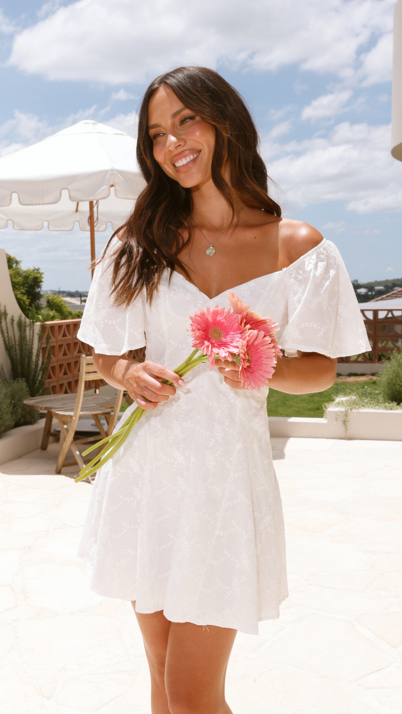 Leighton Mini Dress for Women - Elegant White Summer Party Dress | Perfect for Cocktail Parties, Weddings & Date Nights