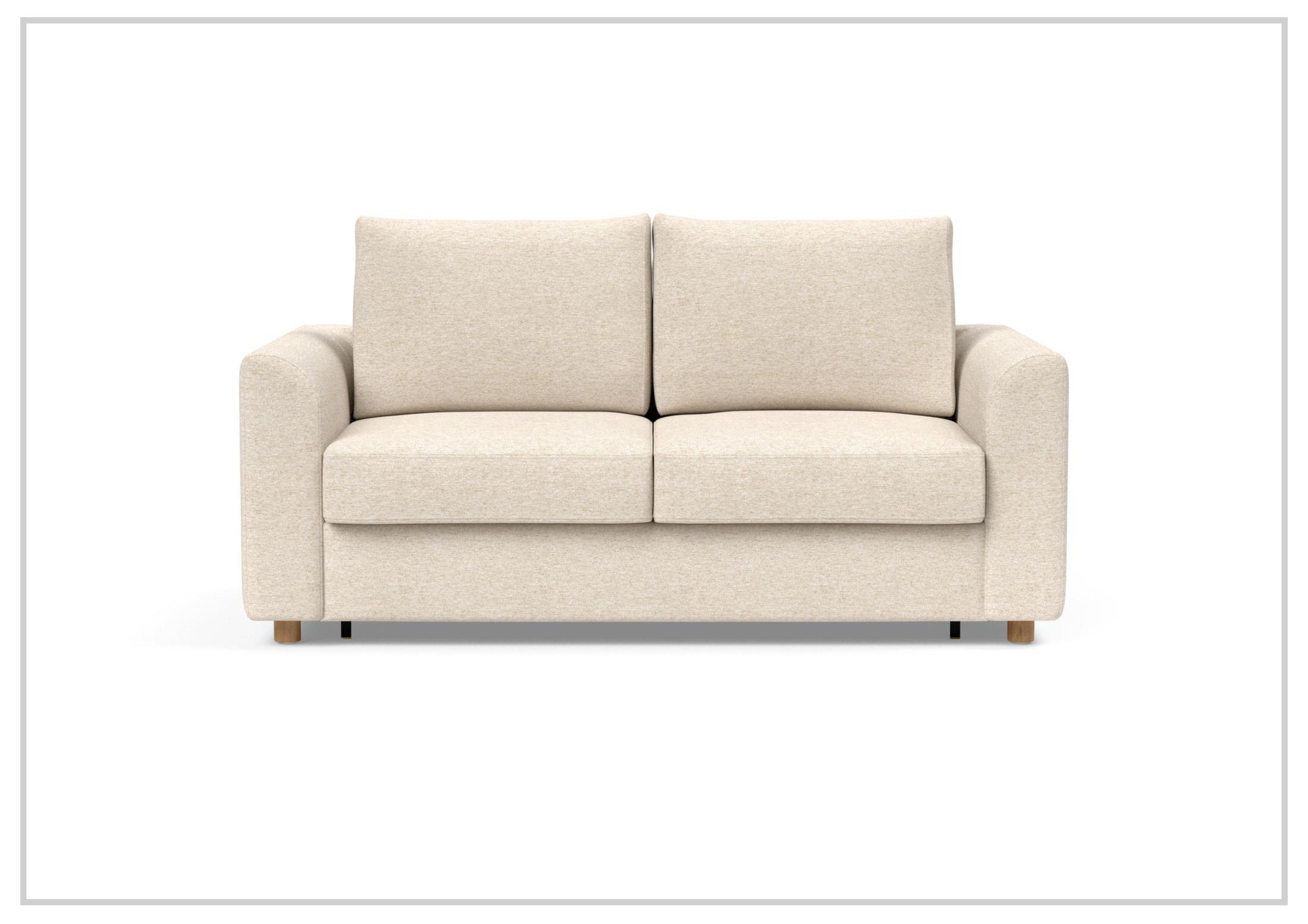 Innovation Living Neah Fabric 2-Seater Full-Size Sleeper Sofa Bed - Convertible Couch for Small Spaces, Guest Room & Apartment Living