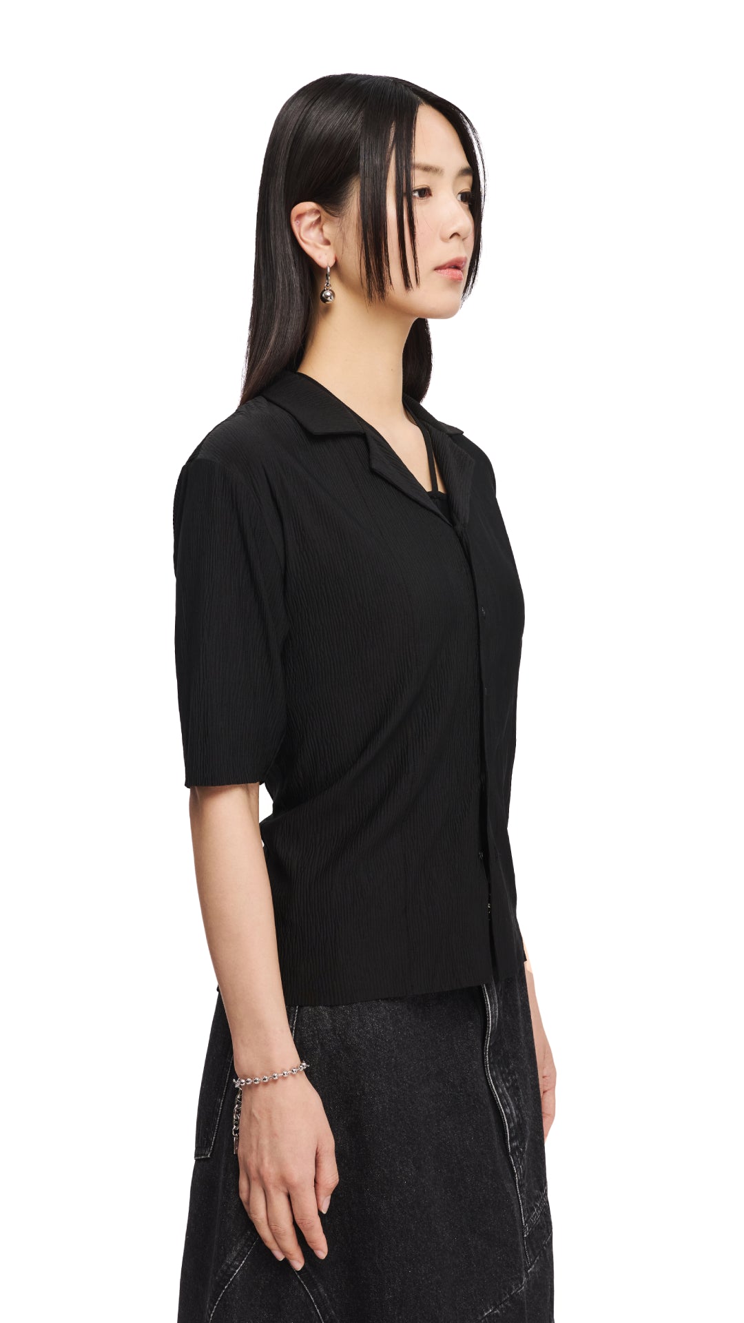 Stylish Crinkle Polo Shirt for Men & Women - Comfortable Wrinkle-Resistant Casual Top for Work, Golf & Everyday Wear