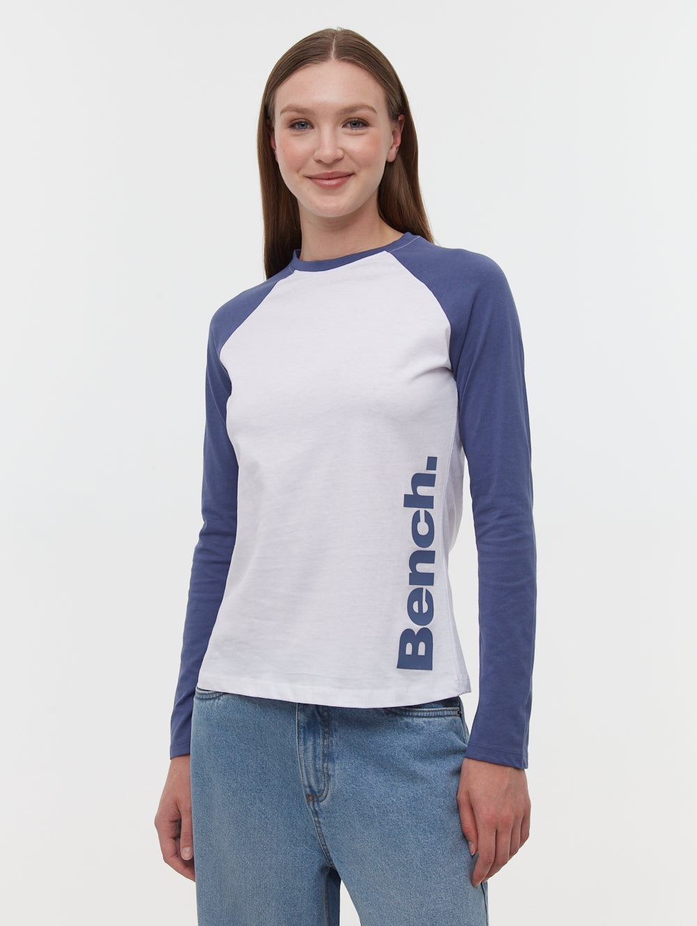 Brina Long Sleeve Baseball T-Shirt for Women - Vintage Style Casual Top - Perfect for Sports, Streetwear & Everyday Outfits