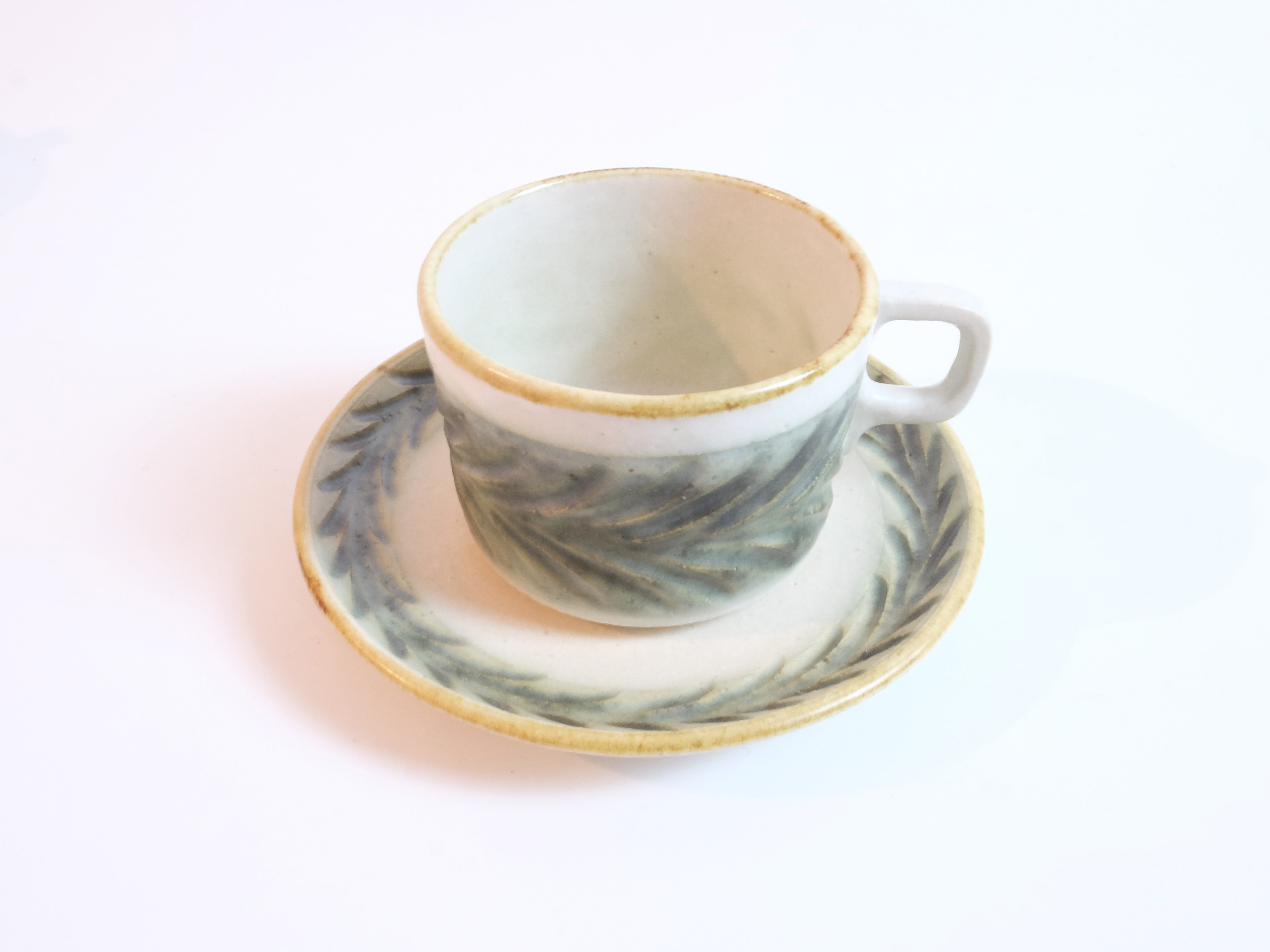 Laur Series Porcelain Tea Cup and Saucer Set by Mishio Suzuki - Elegant Japanese Tea Set for Afternoon Tea, Coffee Break & Gift Giving