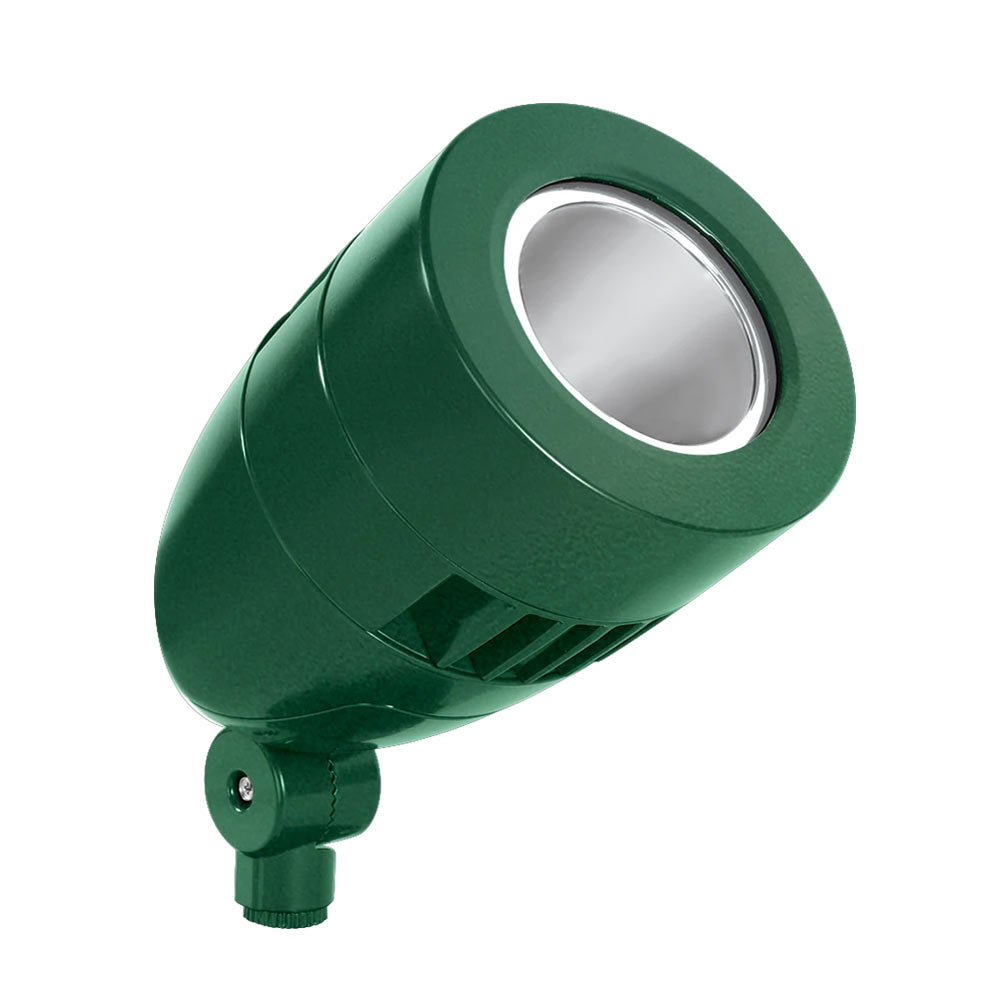 120V LED Bullet Spot Light - 5100K Cool White, Verde Green - Outdoor Landscape Lighting for Gardens, Pathways & Architectural Accents