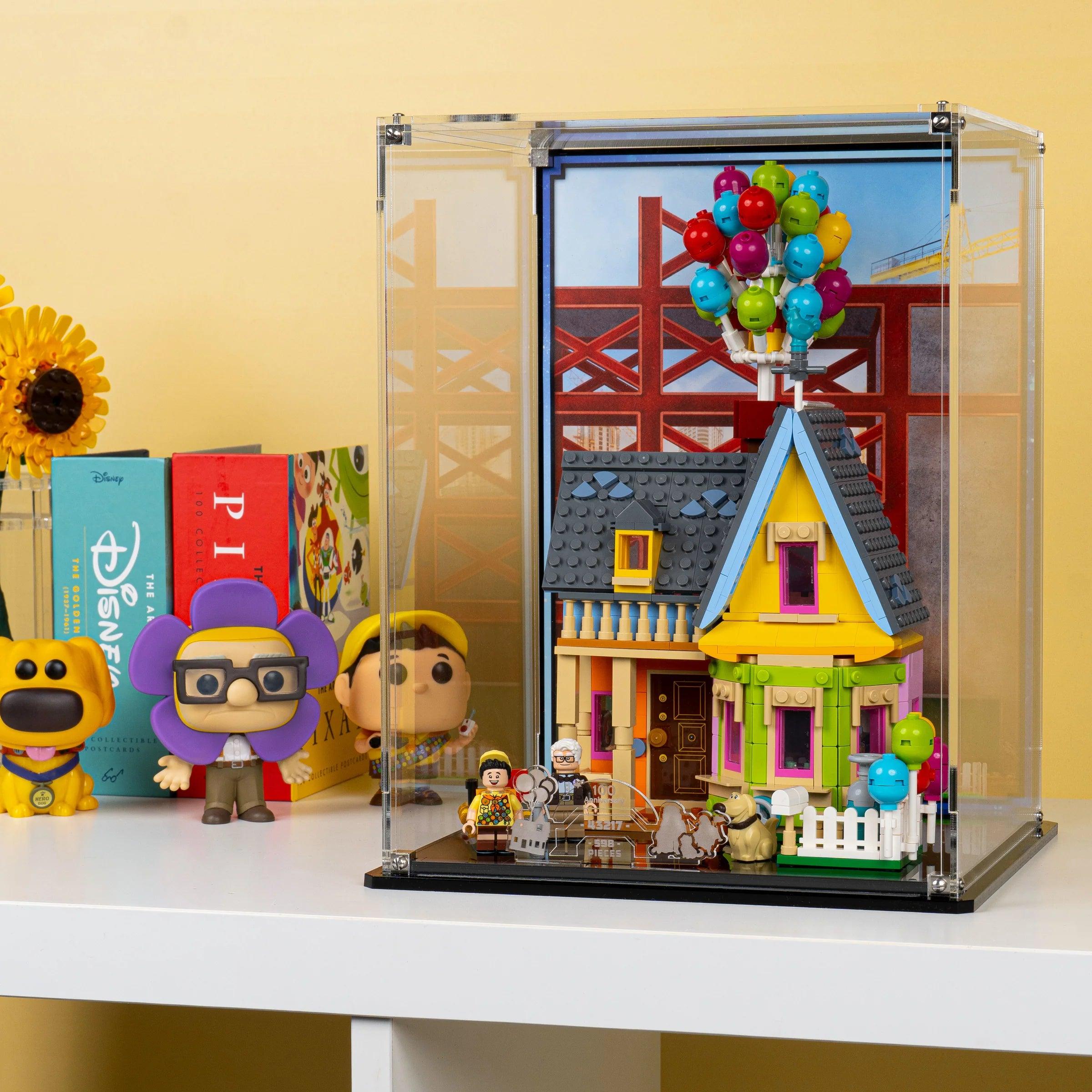 LEGO Disney 'Up' House 43217 Display Case - Clear Acrylic Protection for Collectible Building Set - Perfect for Showcase, Dust Protection & Home Decoration