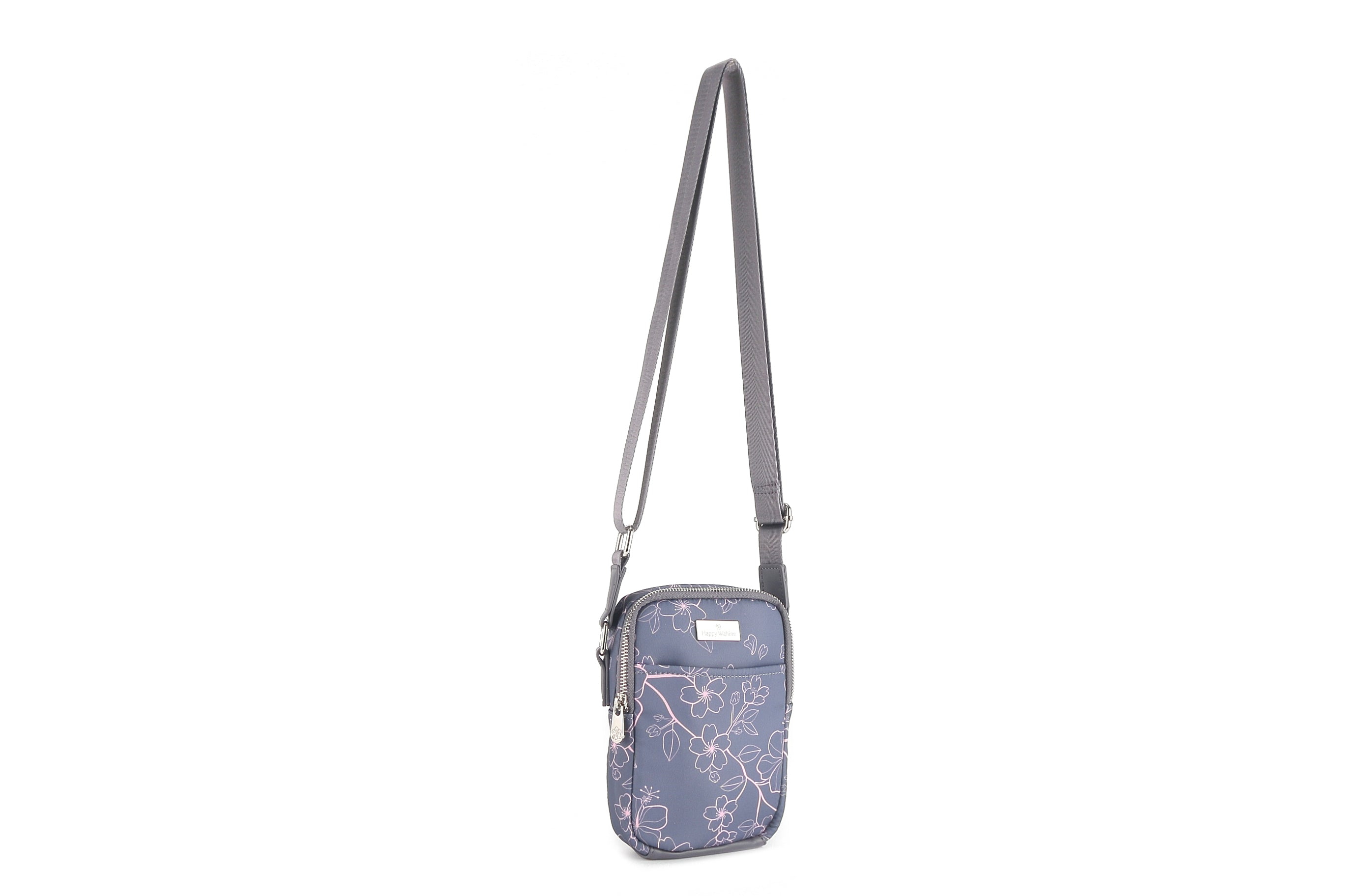Ke'olu Small Crossbody Bag in Sakura Grey - Stylish & Compact Purse for Women, Perfect for Everyday Use, Travel, and Shopping