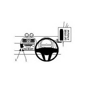 ClicOn No Holes Angled Dash Mount for Smart ForTwo (2008-2010) - Secure Phone Holder for Easy Navigation & Hands-Free Driving
