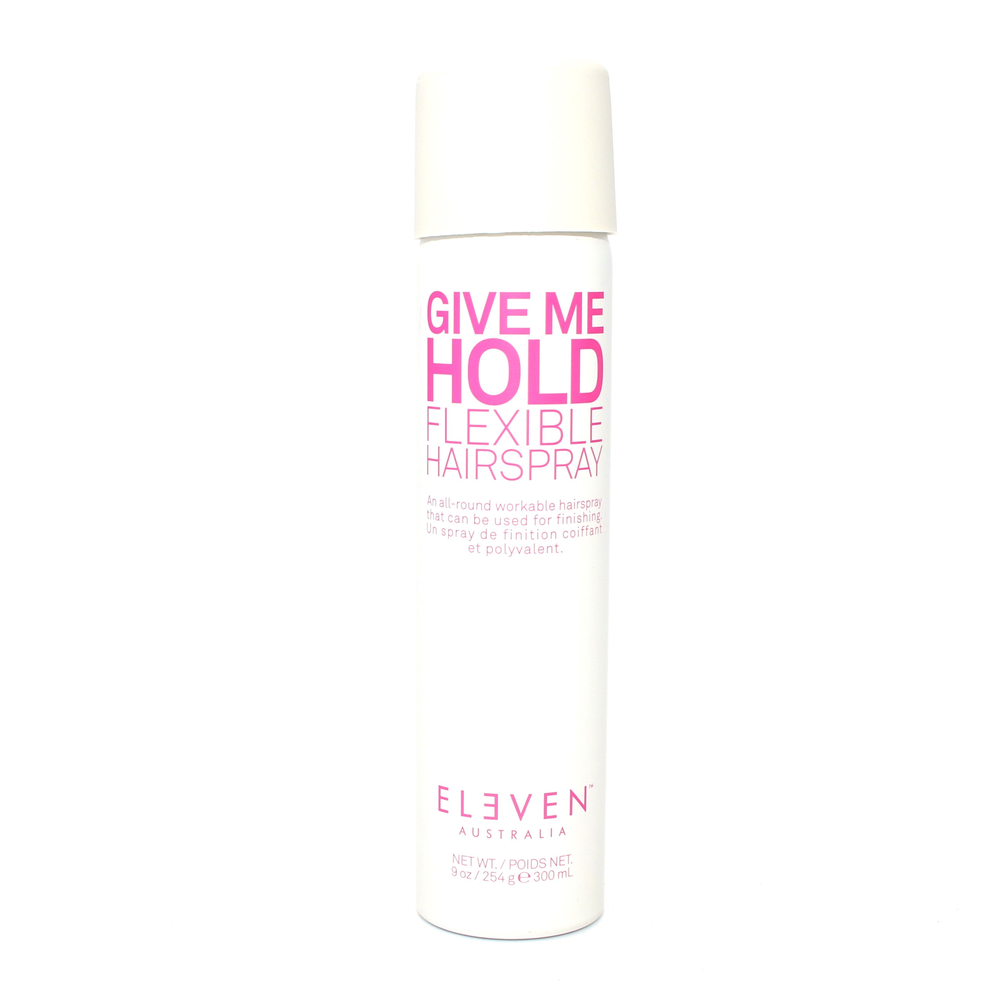 Eleven Give Me Hold Flexible Hairspray 9 oz - Strong Yet Flexible Hold for All Hair Types - Perfect for Styling, Volume & All-Day Hold