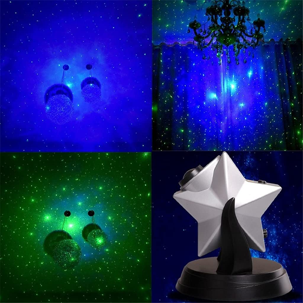 Sky Twilight Stars Projector LED Night Light - Moon & Nebula Galaxy Projection for Romantic Bedroom, Nursery, Christmas Decor | Creates Relaxing Atmosphere for Sleep, Meditation & Home Ambience