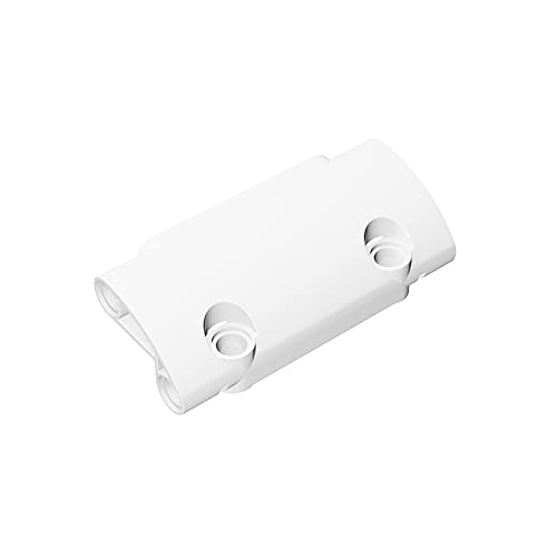 Gobricks GDS-1011 White Building Plate - 4PCS DIY Technical Brick Baseplate Compatible with Lego 24119 & Major Brick Brands - Perfect for MOC Models, STEM Projects & Creative Construction Play