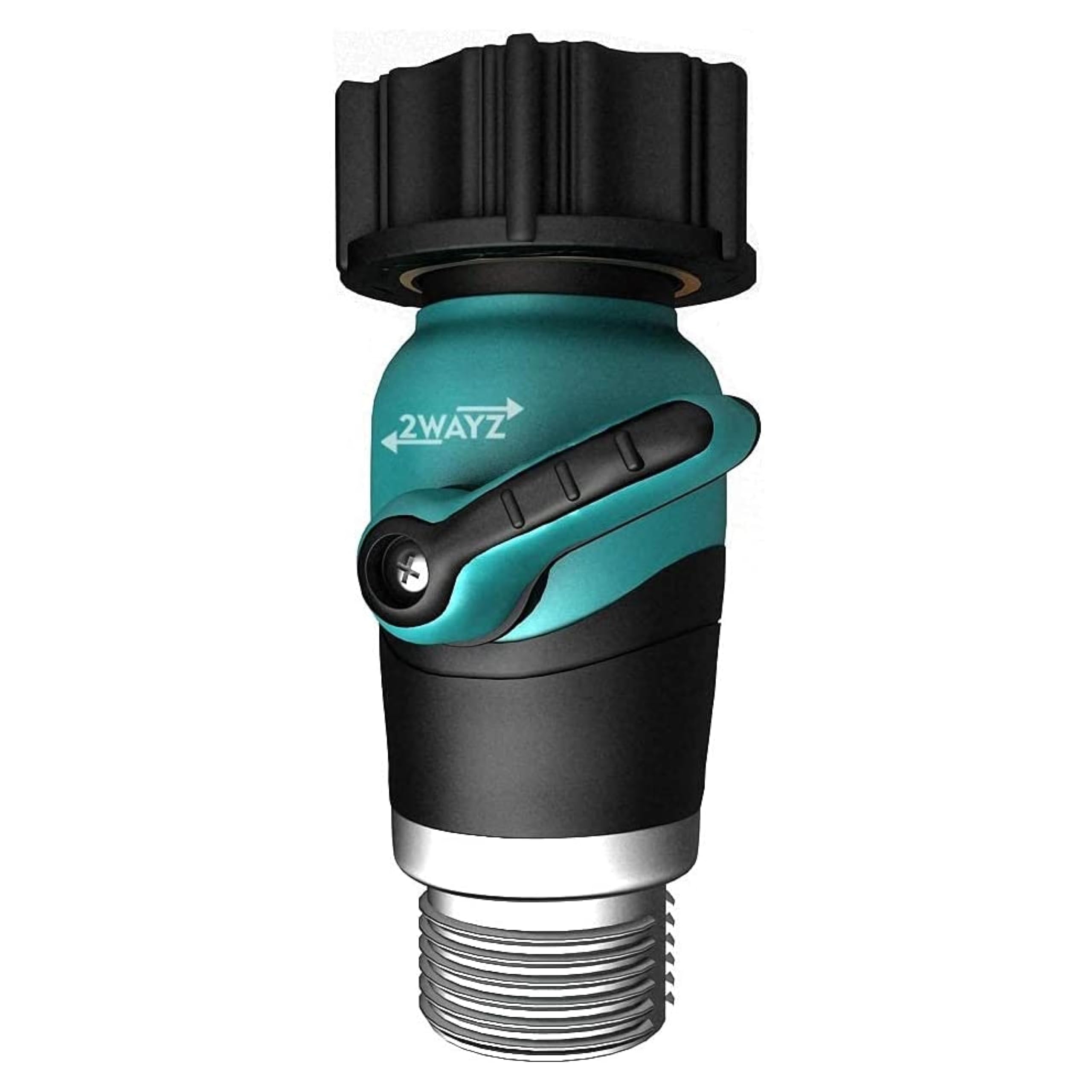 Heavy Duty Garden Hose Shut Off Valve - Brass Water Hose Connector with On/Off Control - Perfect for Lawn Irrigation, Car Washing & Outdoor Watering Systems