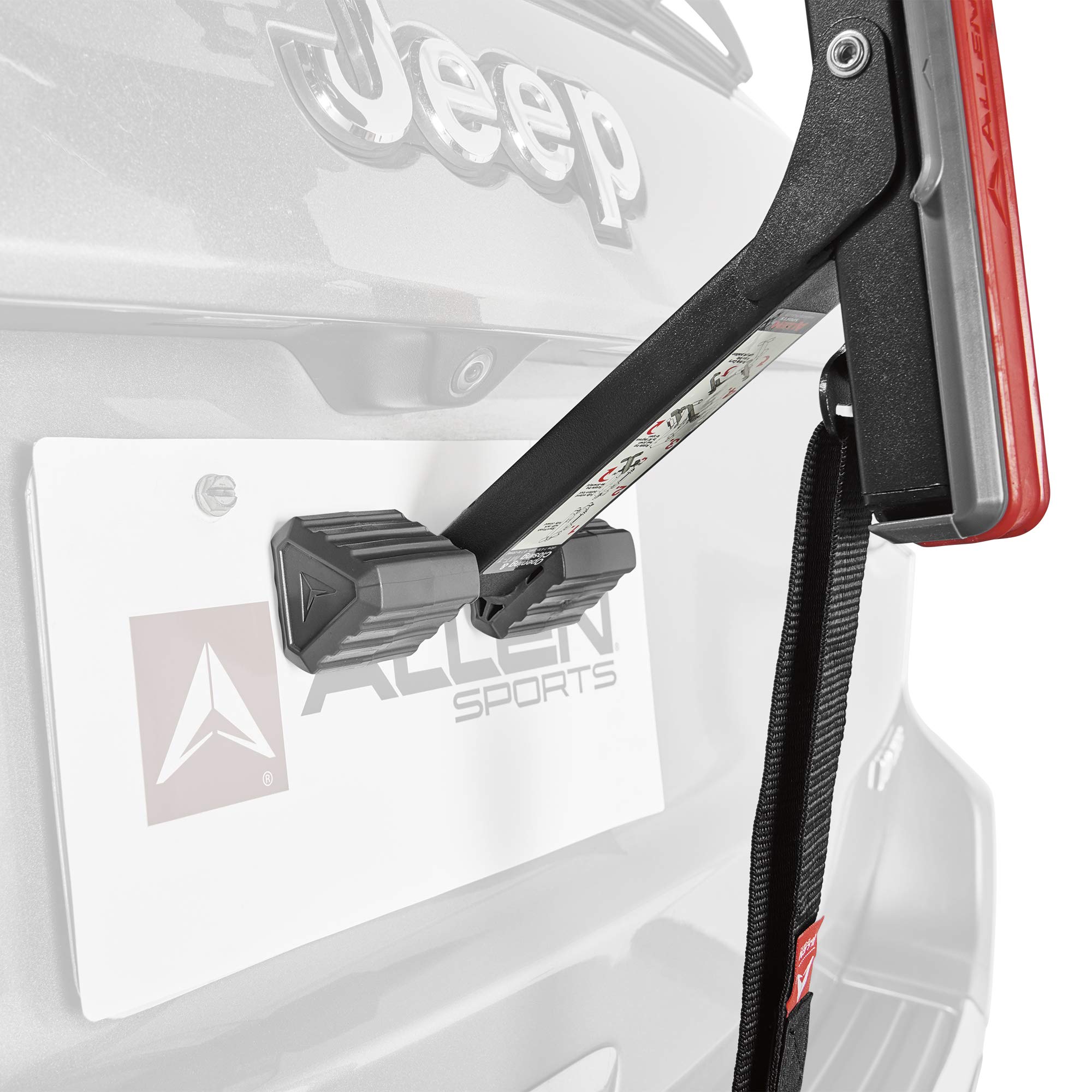 Allen Sports Ultra Compact Folding 2-Bike Trunk Mount Rack - Model MT2-B | Lightweight Car Bike Carrier for Road & Mountain Bikes | Perfect for Road Trips, Camping & Outdoor Adventures