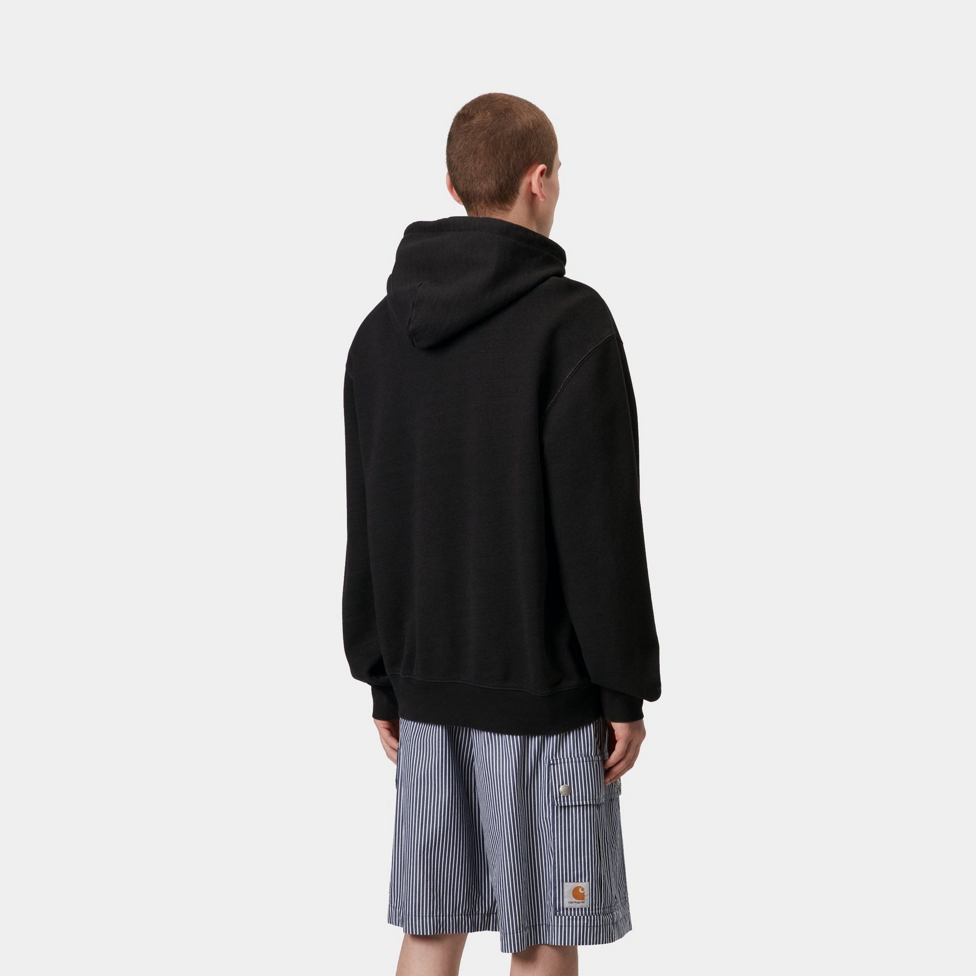 Black Hooded Ingo Sweatshirt - Cozy Pullover Hoodie for Men & Women | Perfect for Casual Wear, Gym, and Outdoor Activities