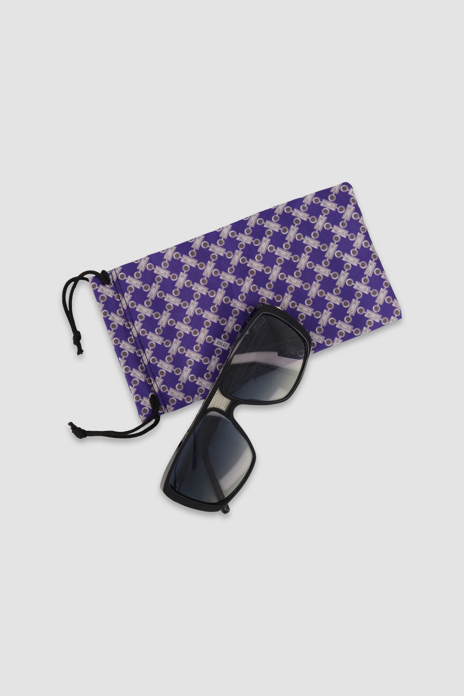 Zilli Black Andrei Polarized Sunglasses for Men - UV Protection, Luxury Fashion Shades - Perfect for Driving, Beach & Outdoor Activities