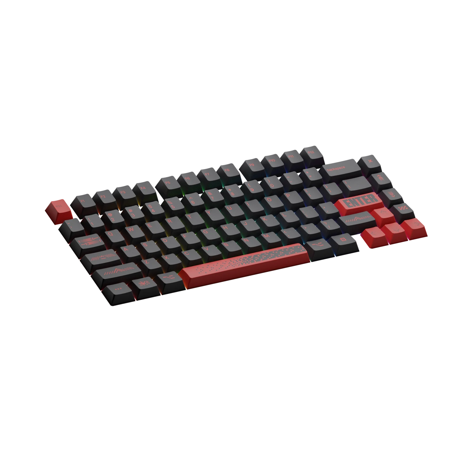 Limited Edition Pixel Punk Keycaps - Custom Mechanical Keyboard Keycaps for Gamers & Typists - Perfect for Gaming, Coding & Office Work