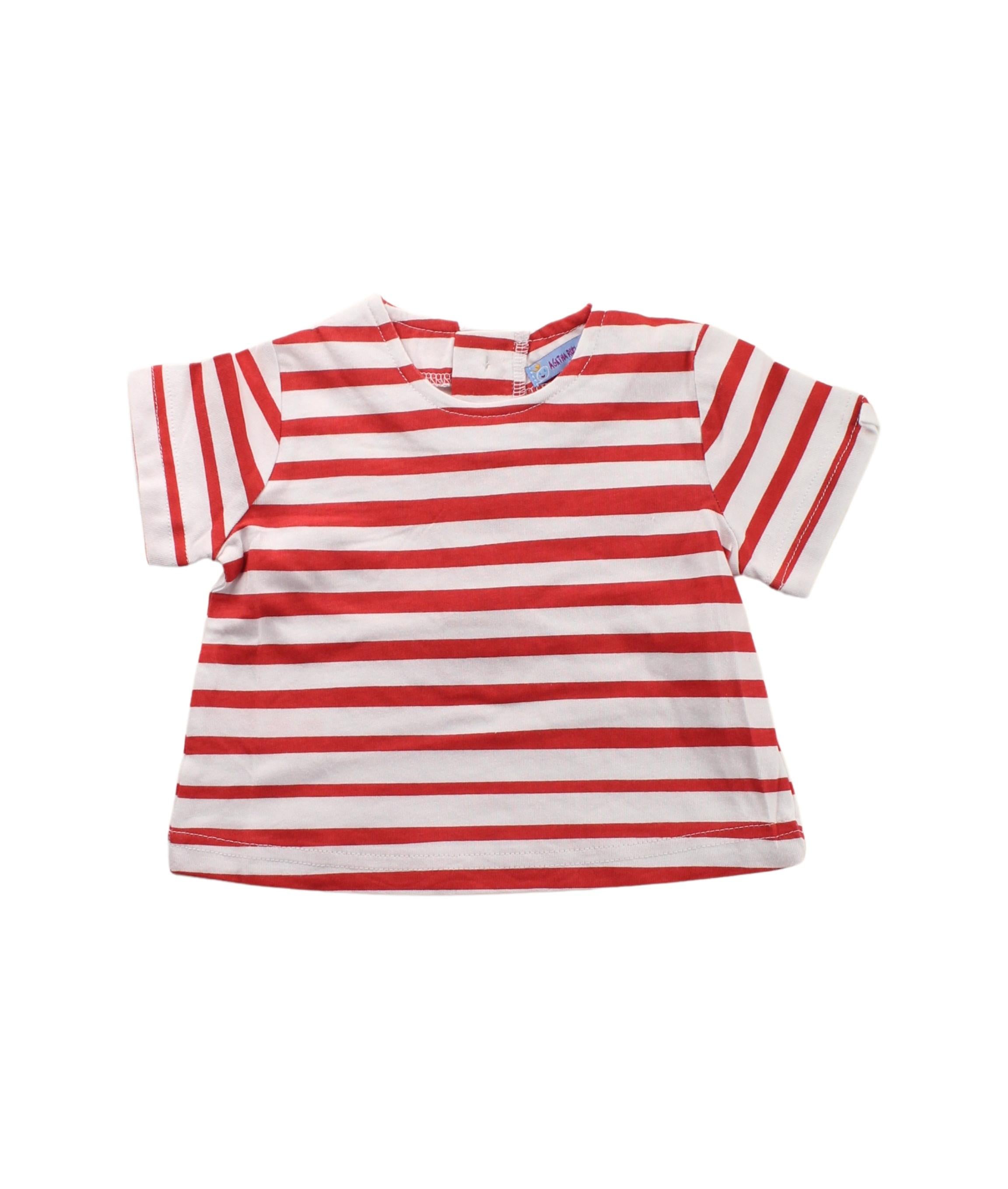 Agatha Ruiz De La Prada Short Sleeve Cotton T-Shirt for Babies 0-3 Months - Soft & Comfortable Newborn Outfit for Daily Wear & Photo Shoots