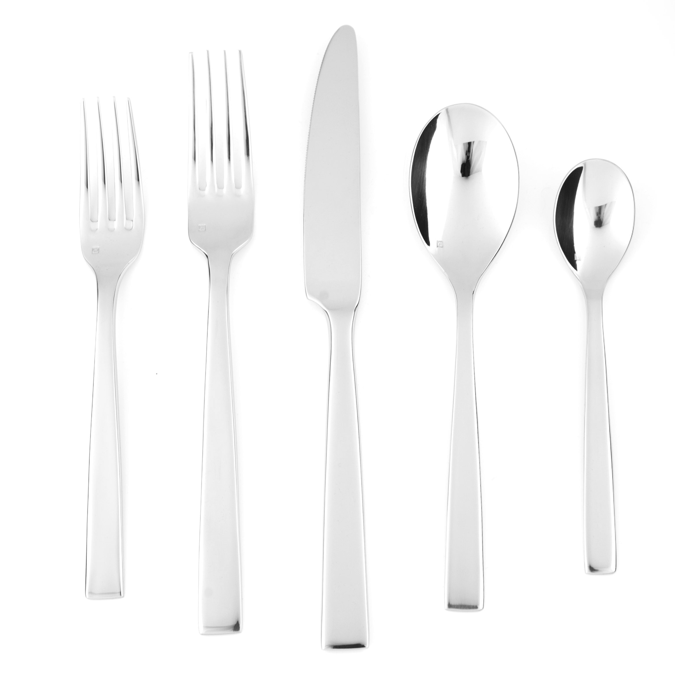 Premium Fortessa Spada 18/10 Stainless Steel Flatware Forks - Set of 12 Elegant Dinner Forks for Fine Dining, Restaurants & Home Entertaining
