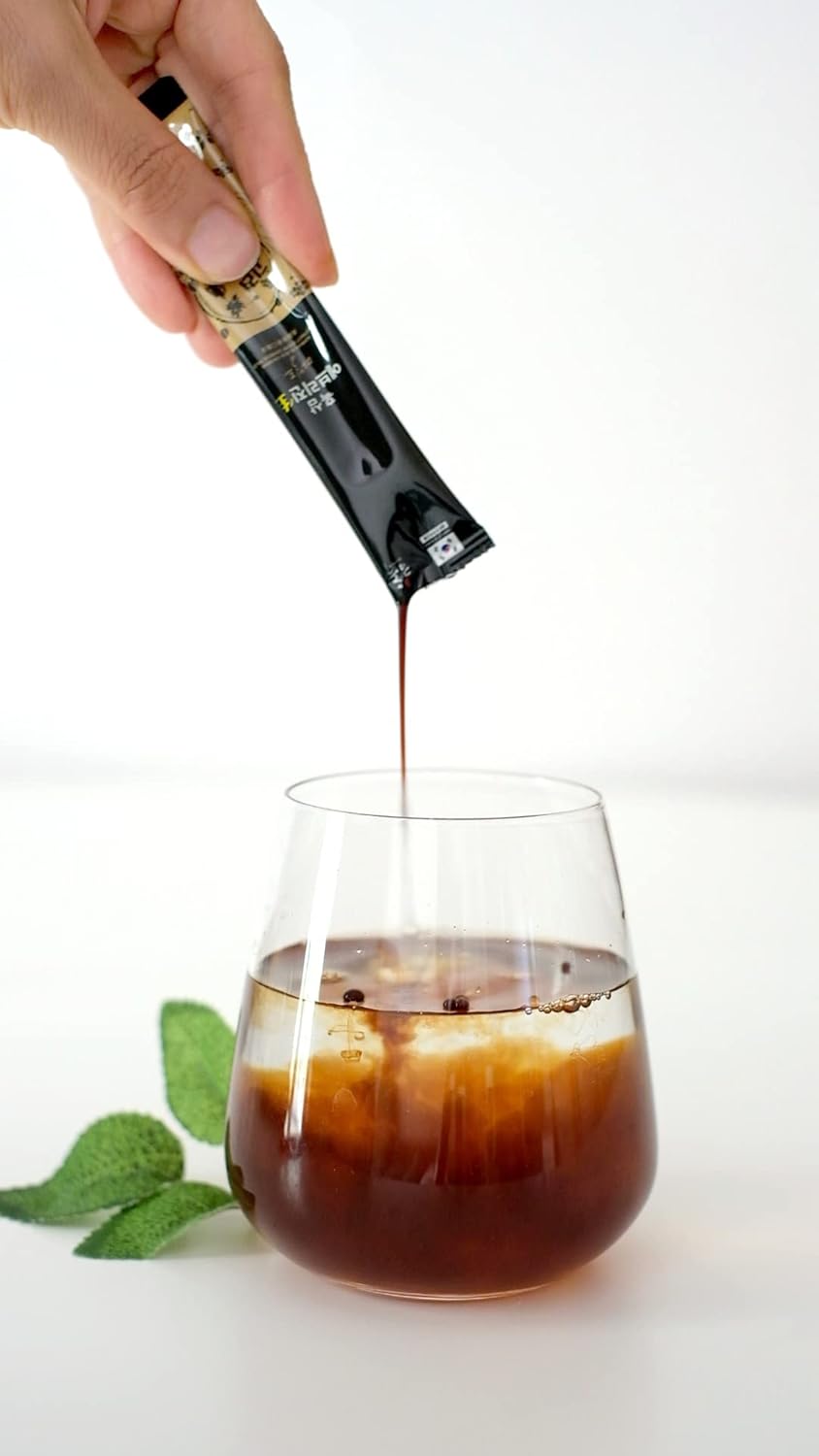 Premium Korean Black Ginseng Extract 1000mg per Serving - EveryGin Mild Formula for Energy & Immunity Boost - Ideal for Daily Wellness & Stress Relief