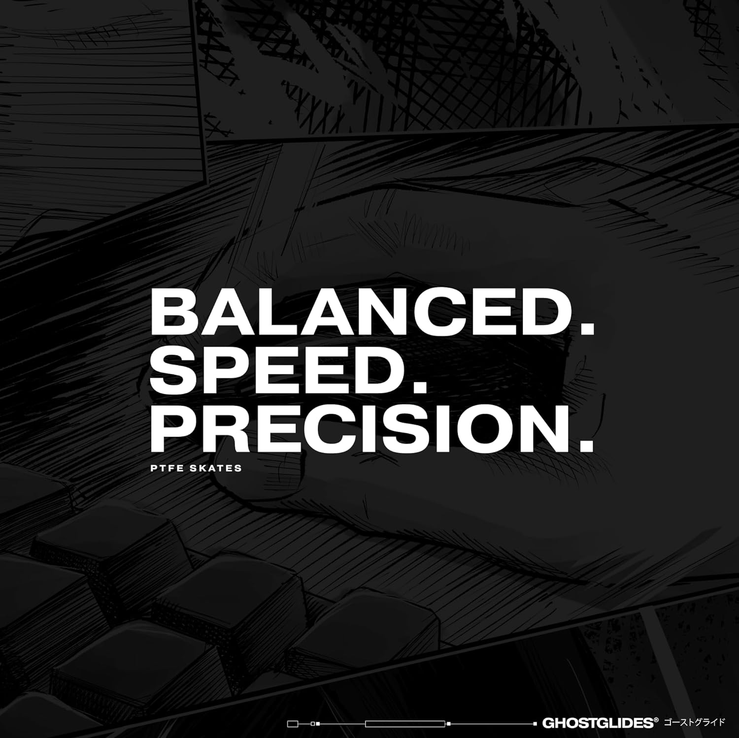 GHOSTGLIDES EDGERUNNER Skates for Logitech G Pro X Superlight 2 Gaming Mouse - Ultra Smooth Gliding Feet for Esports & FPS Gaming - Perfect for Competitive Gamers & Professional Streamers