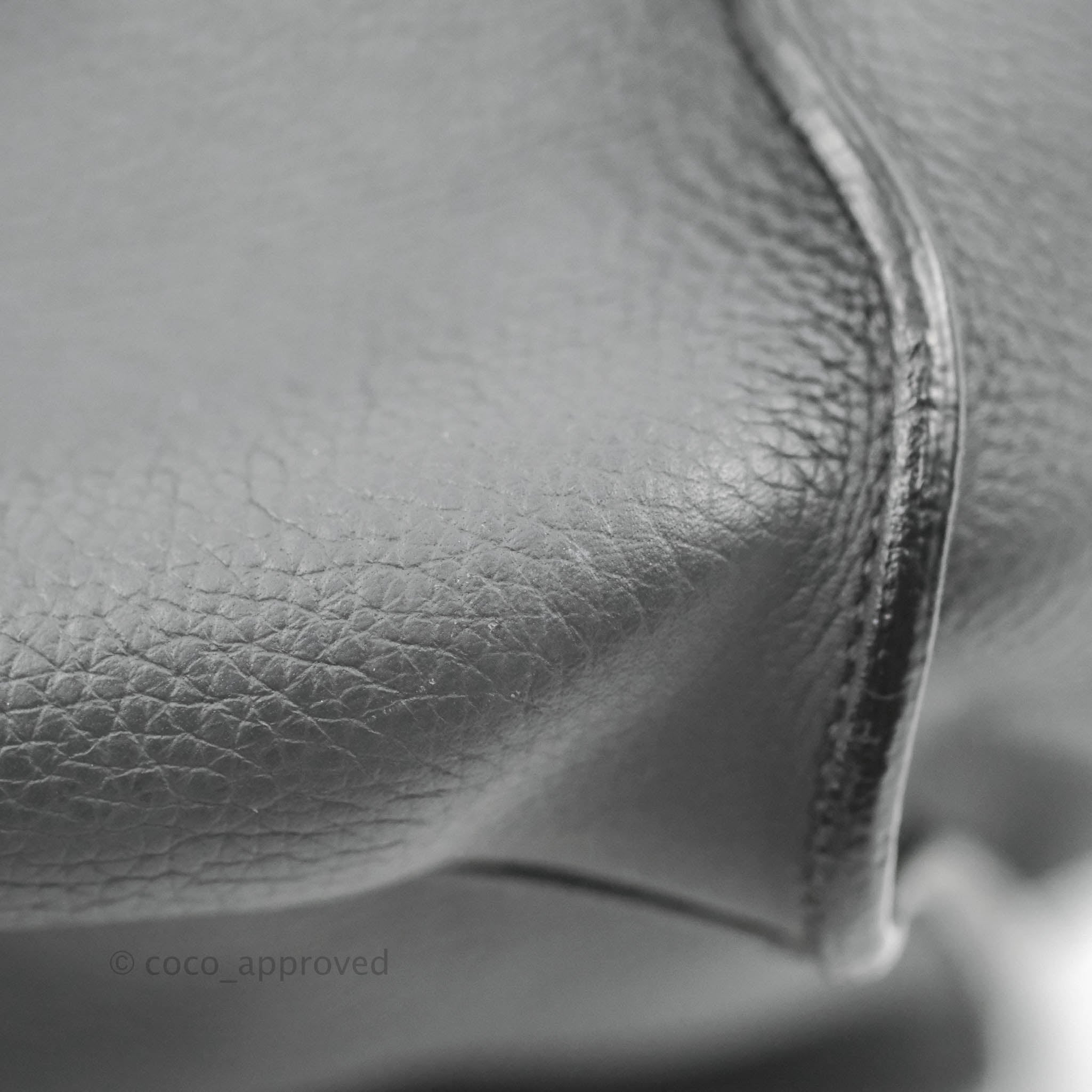 Celine Small Big Bag Black Supple Grained Leather Handbag with Silver Hardware - Perfect for Work, Travel & Everyday Luxury
