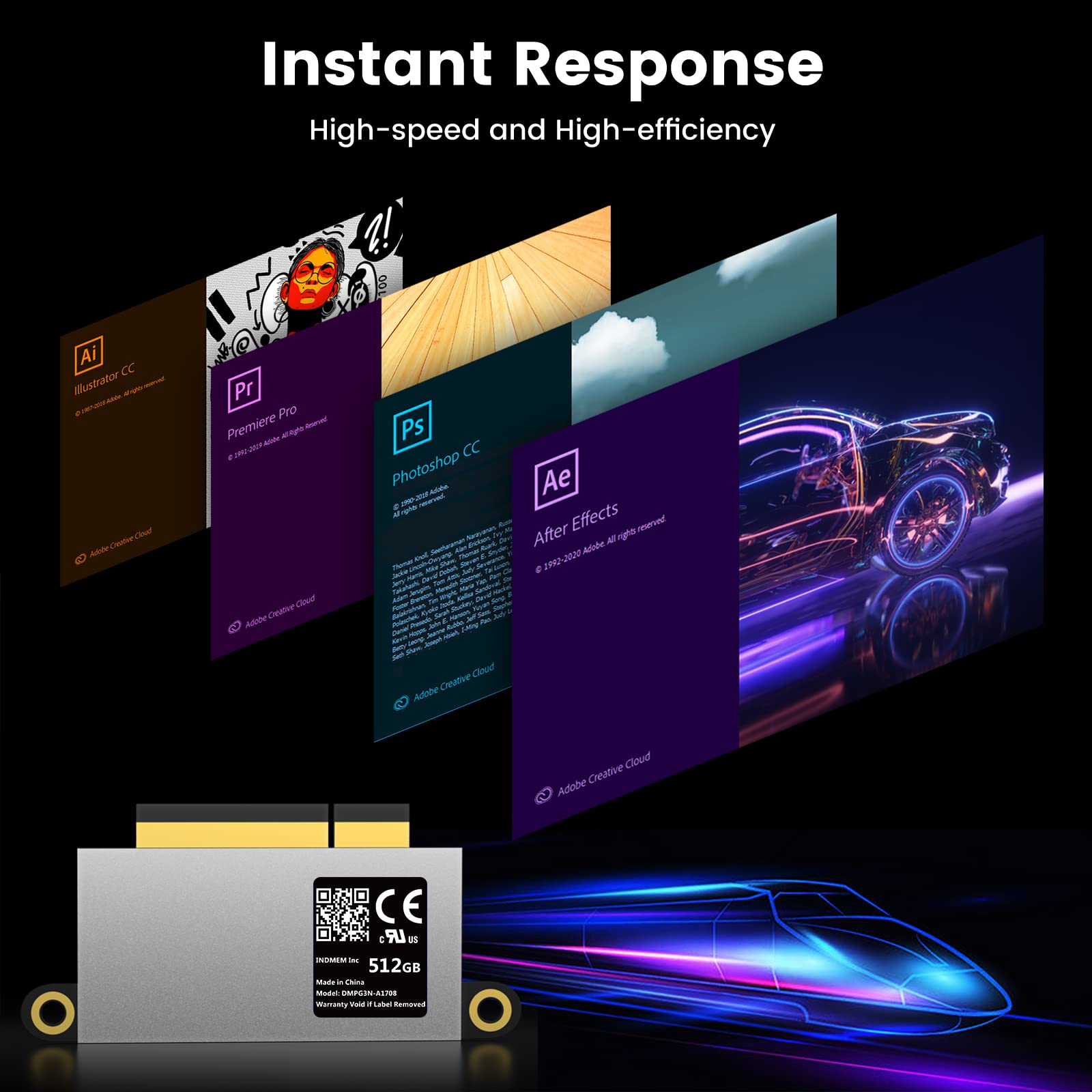 512GB NVMe PCIe SSD for MacBook Pro 13