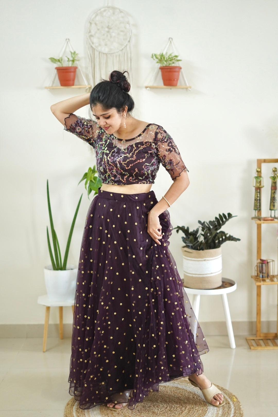 Sheela Premium Crop Top Skirt Set - Trendy Women's Fashion Outfit for Summer, Party & Casual Wear