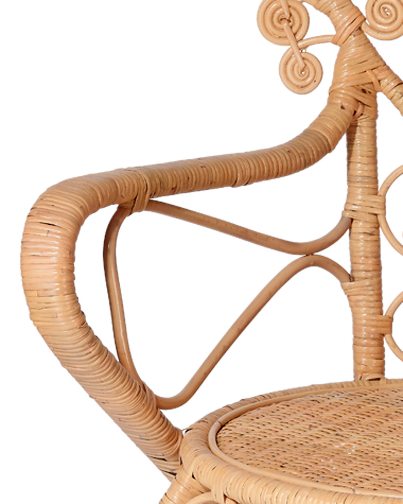 Hibiscus Arm Chair - Modern Accent Chair for Living Room, Bedroom & Office - Comfortable Upholstered Lounge Chair with Wooden Legs - Perfect for Relaxing, Reading & Decorating